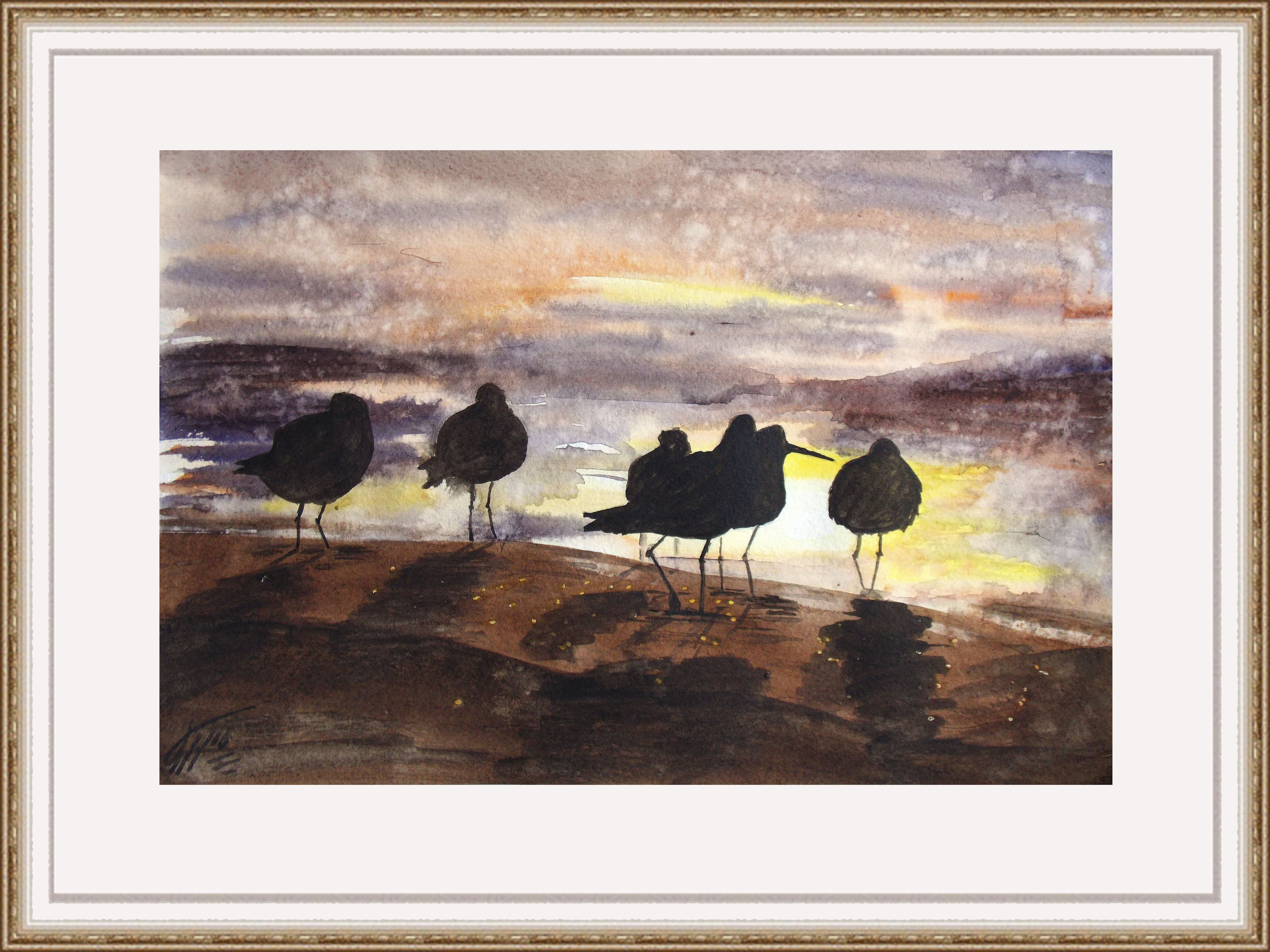 Seagulls on the beach