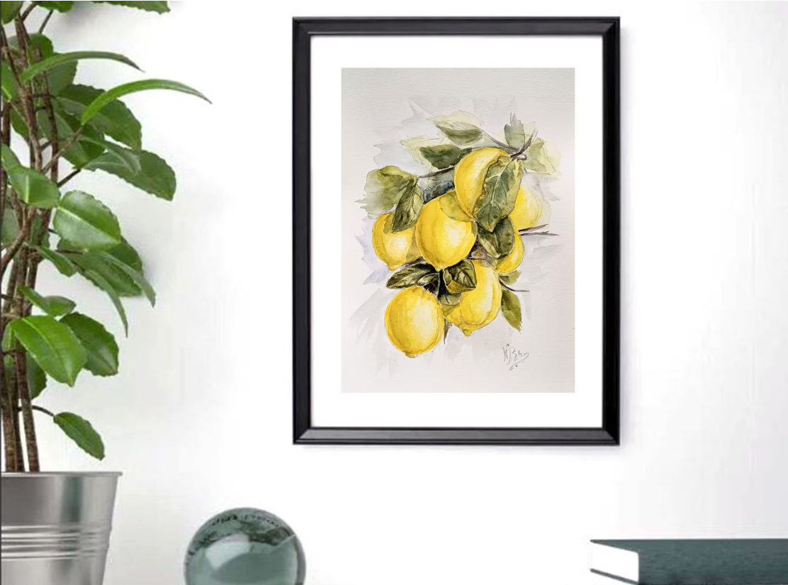 Lemons on a branch