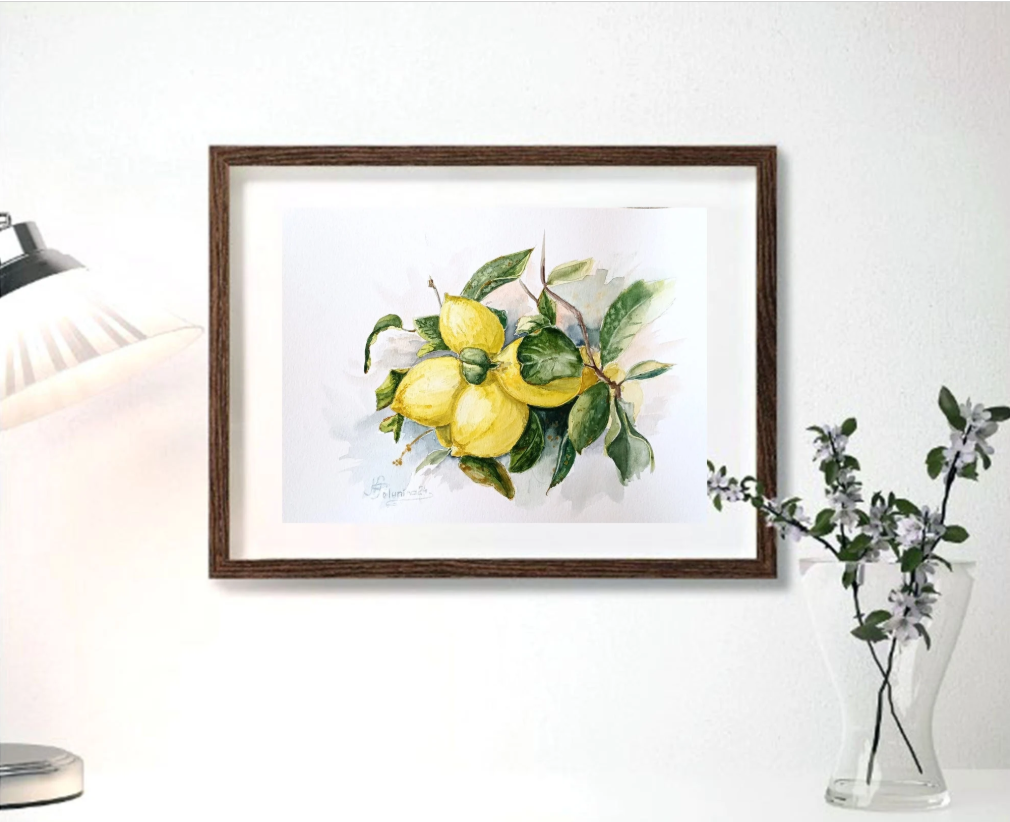 Lemons on a branch