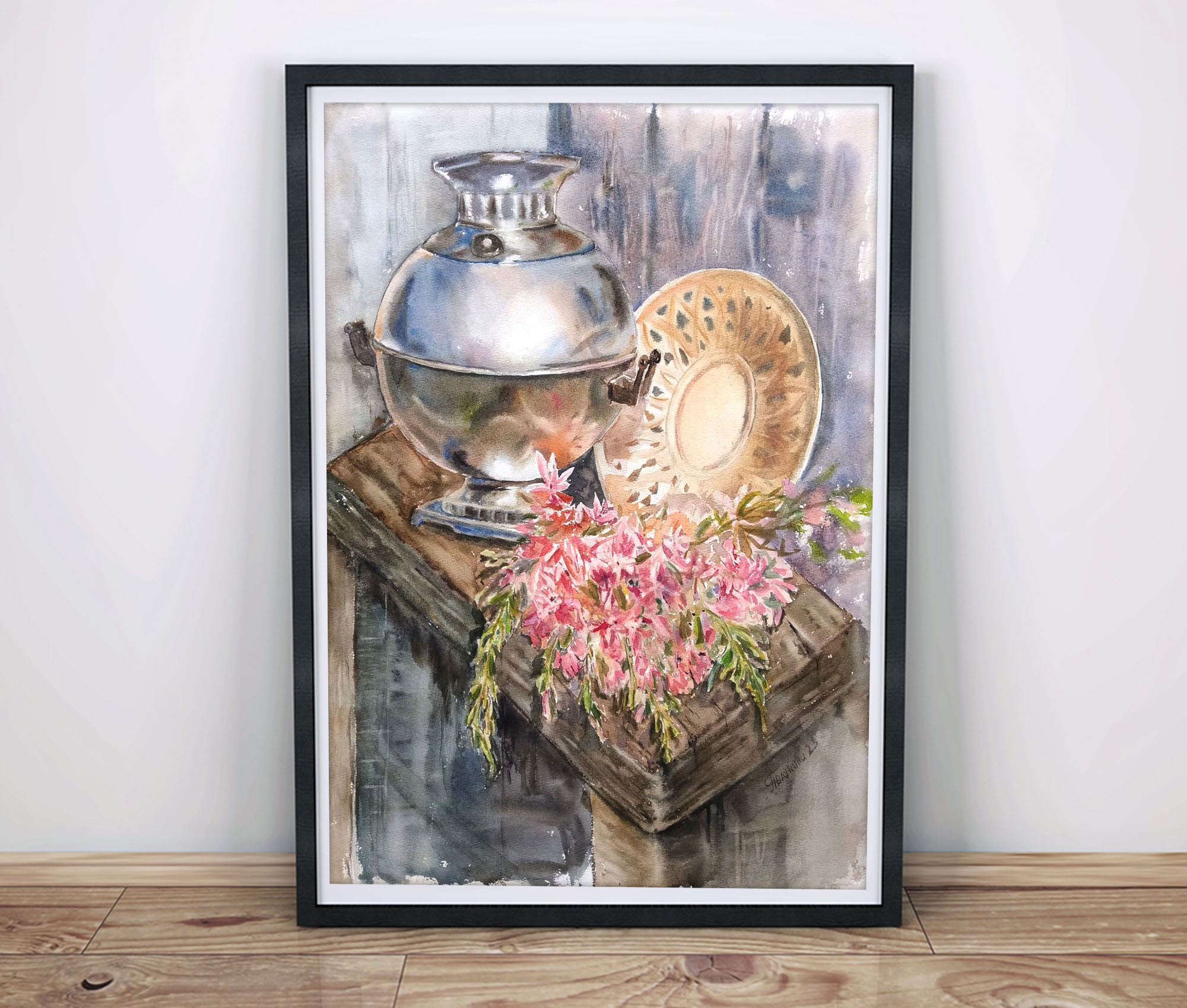 Still life wich flowers