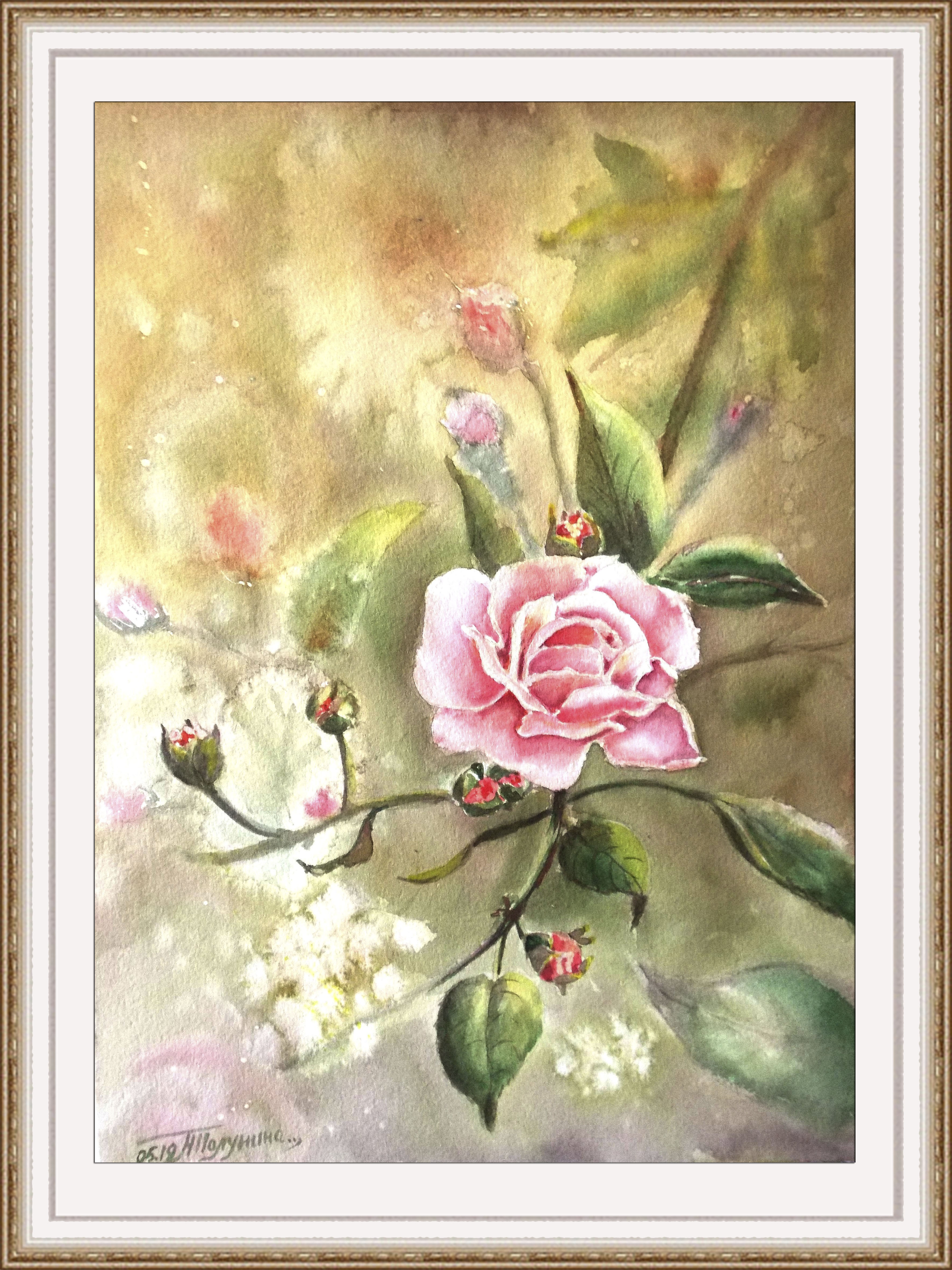 Rose on a branch