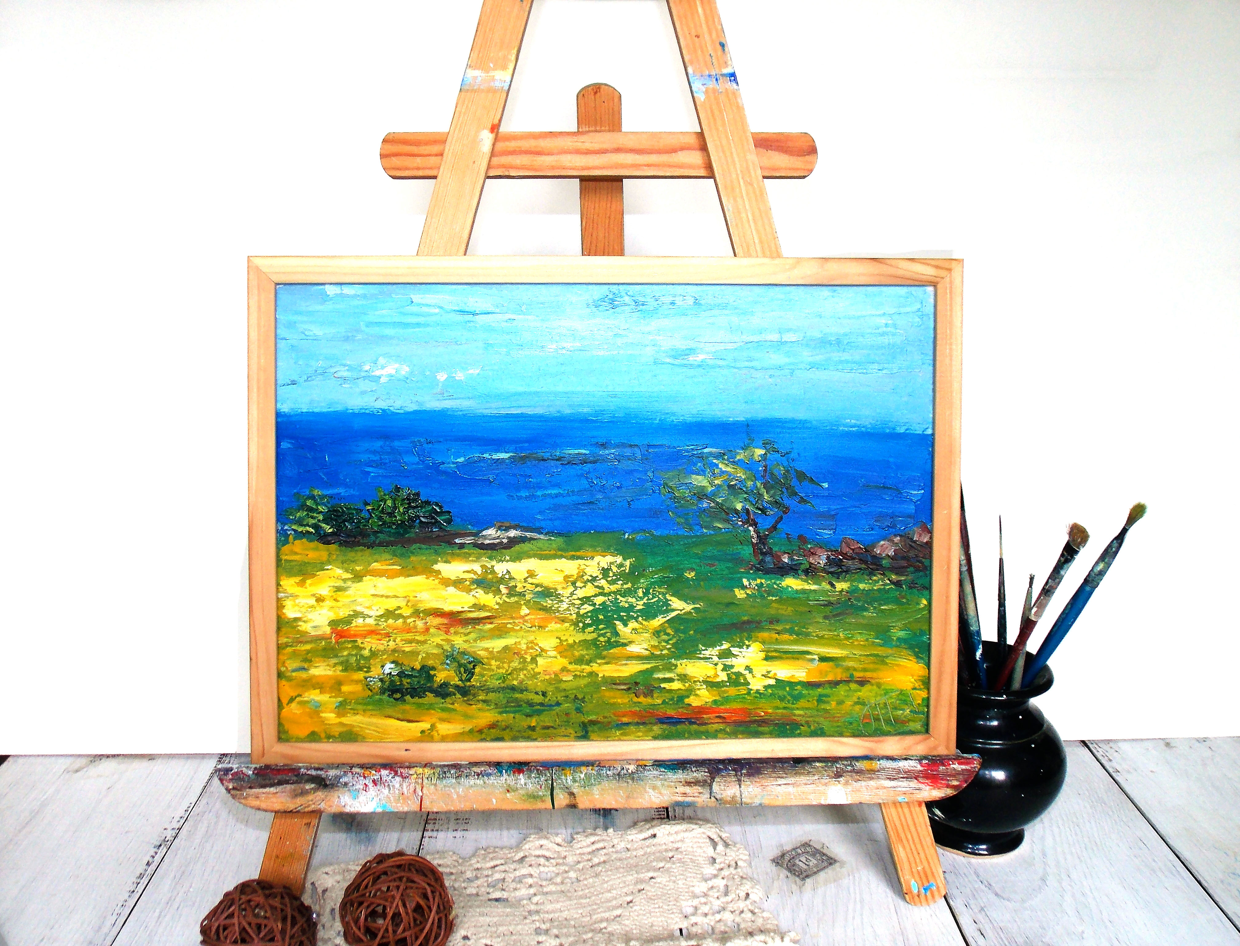 Blue landscape