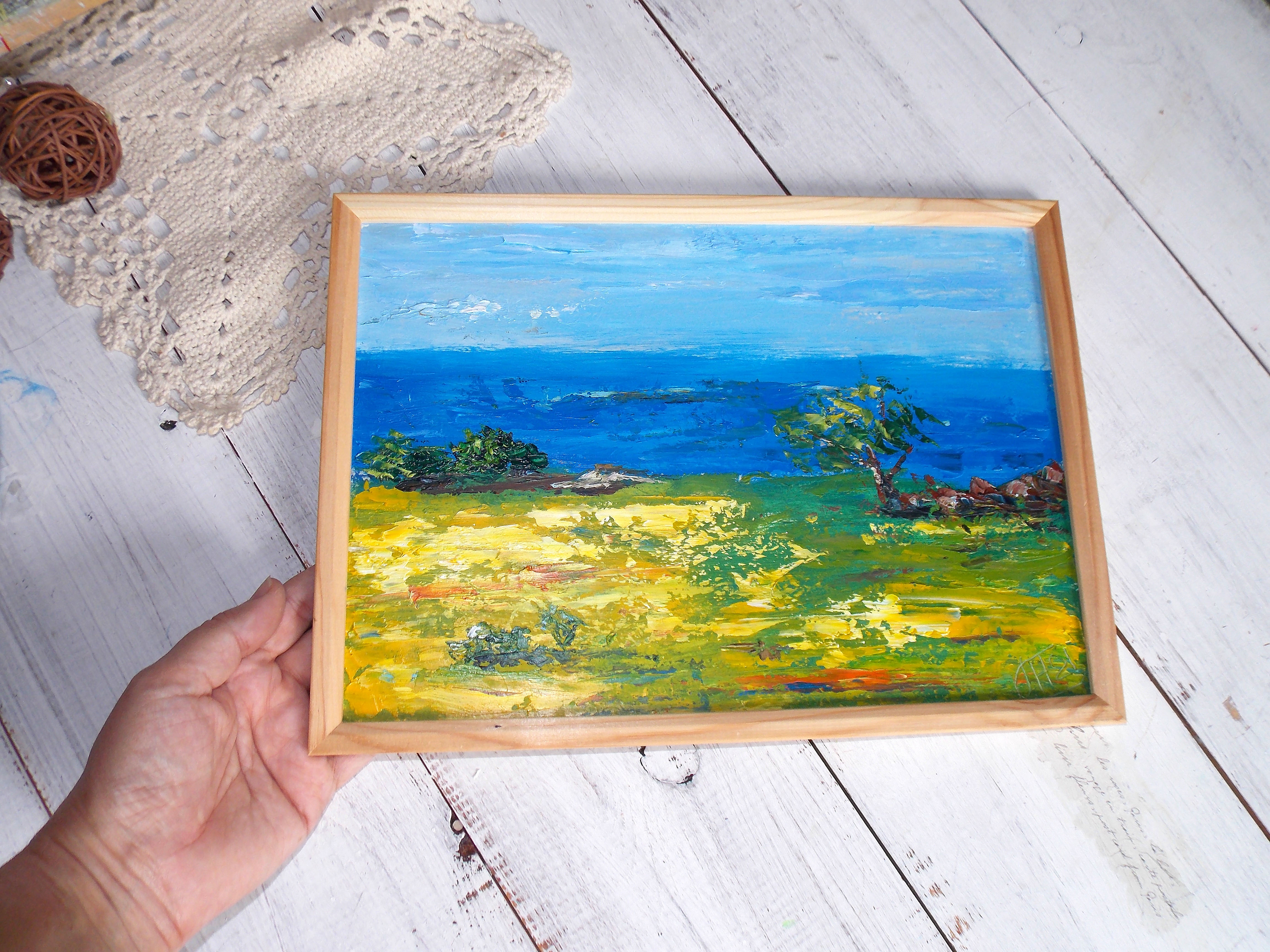Blue landscape