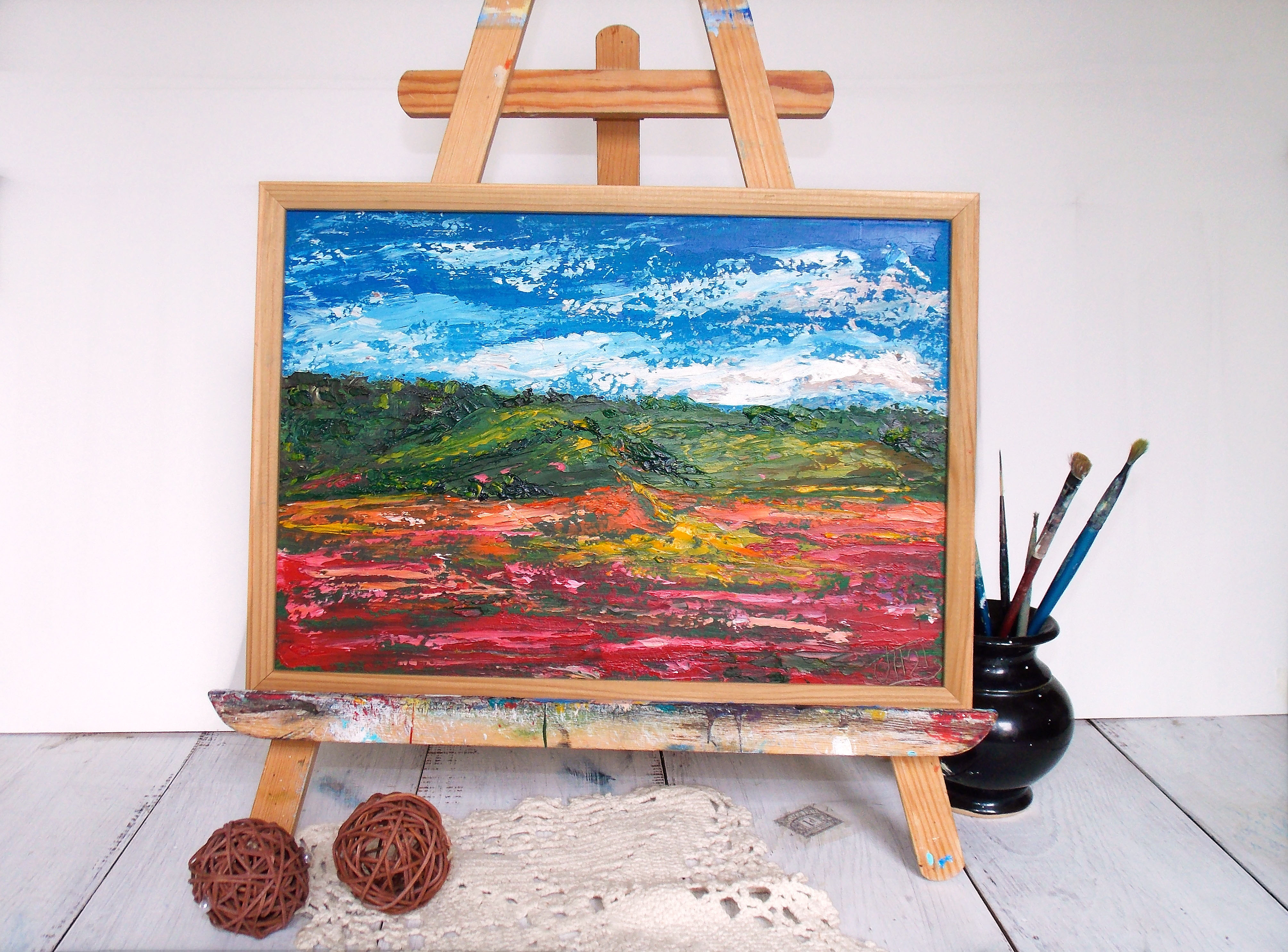 Flower landscape