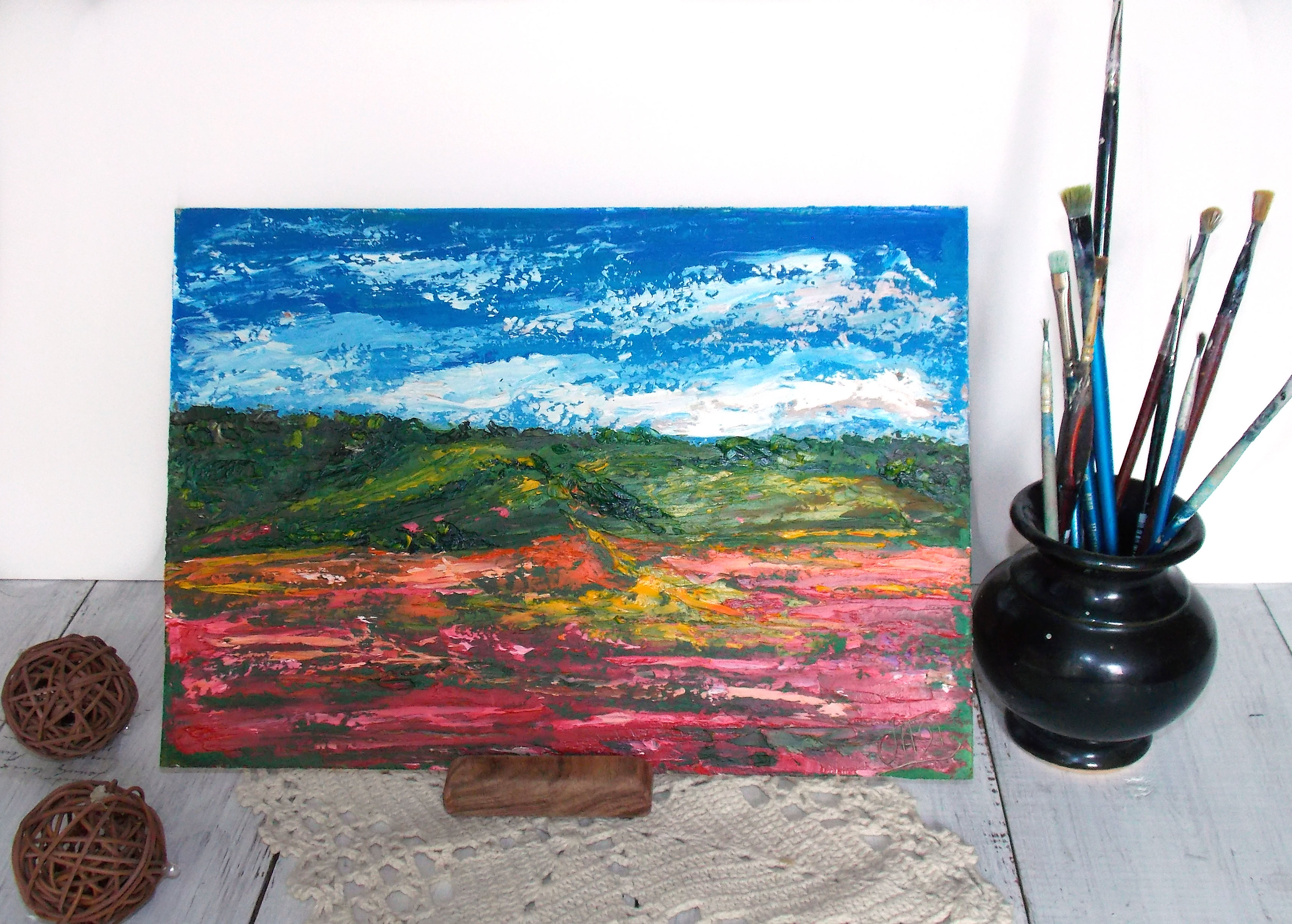 Flower landscape