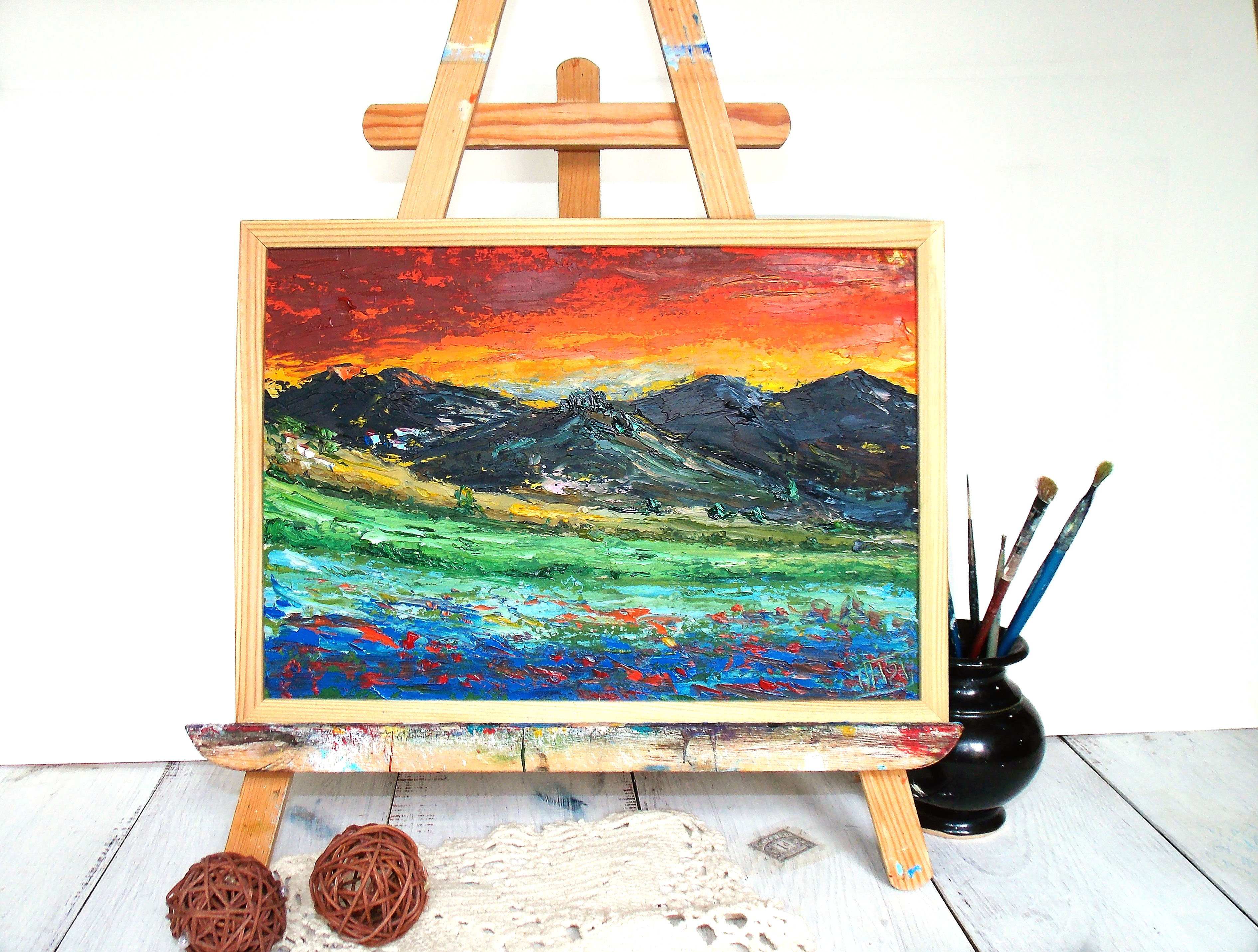 Sunset painting