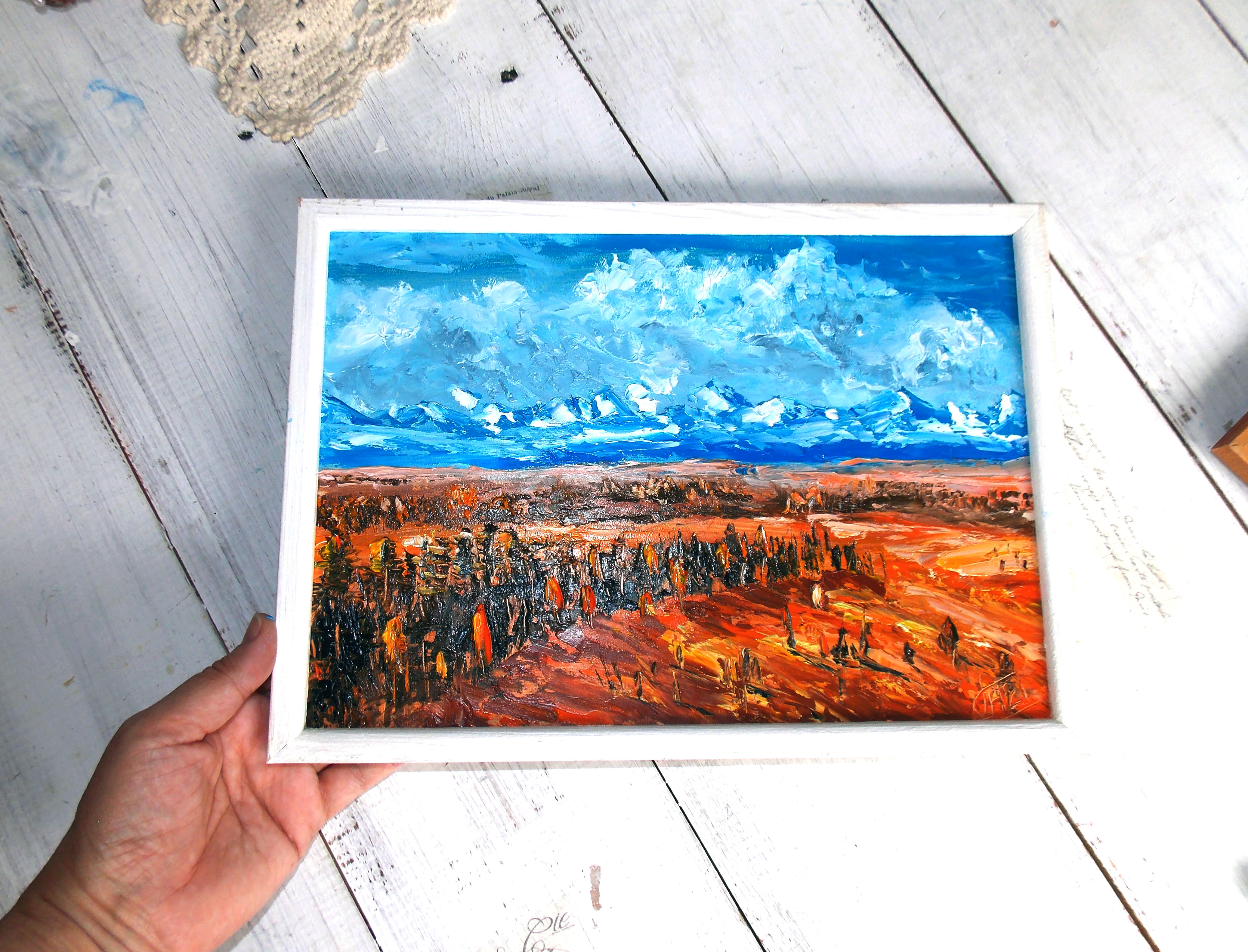 Altai, Mountain landscape, autumn forest