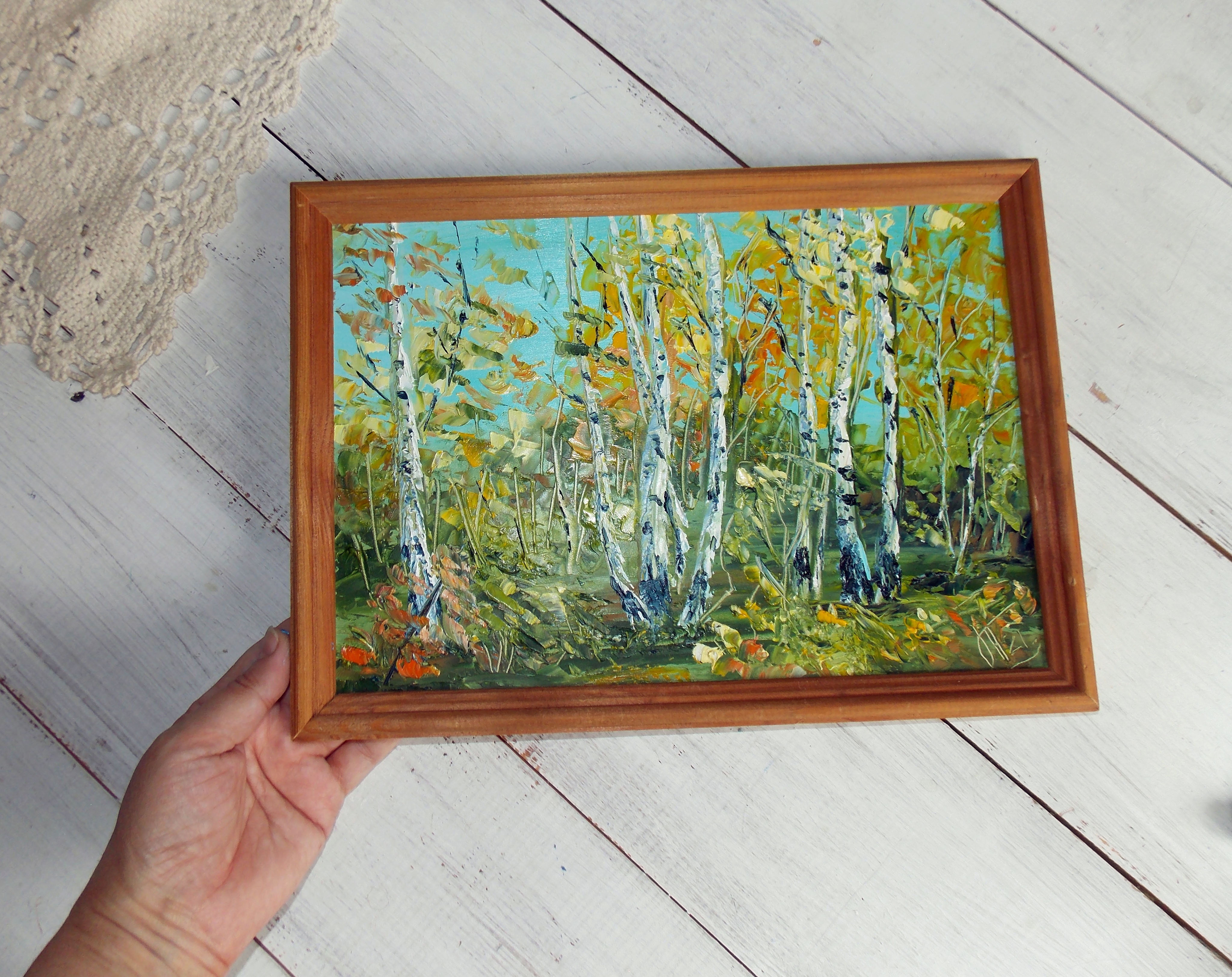 Birch forest