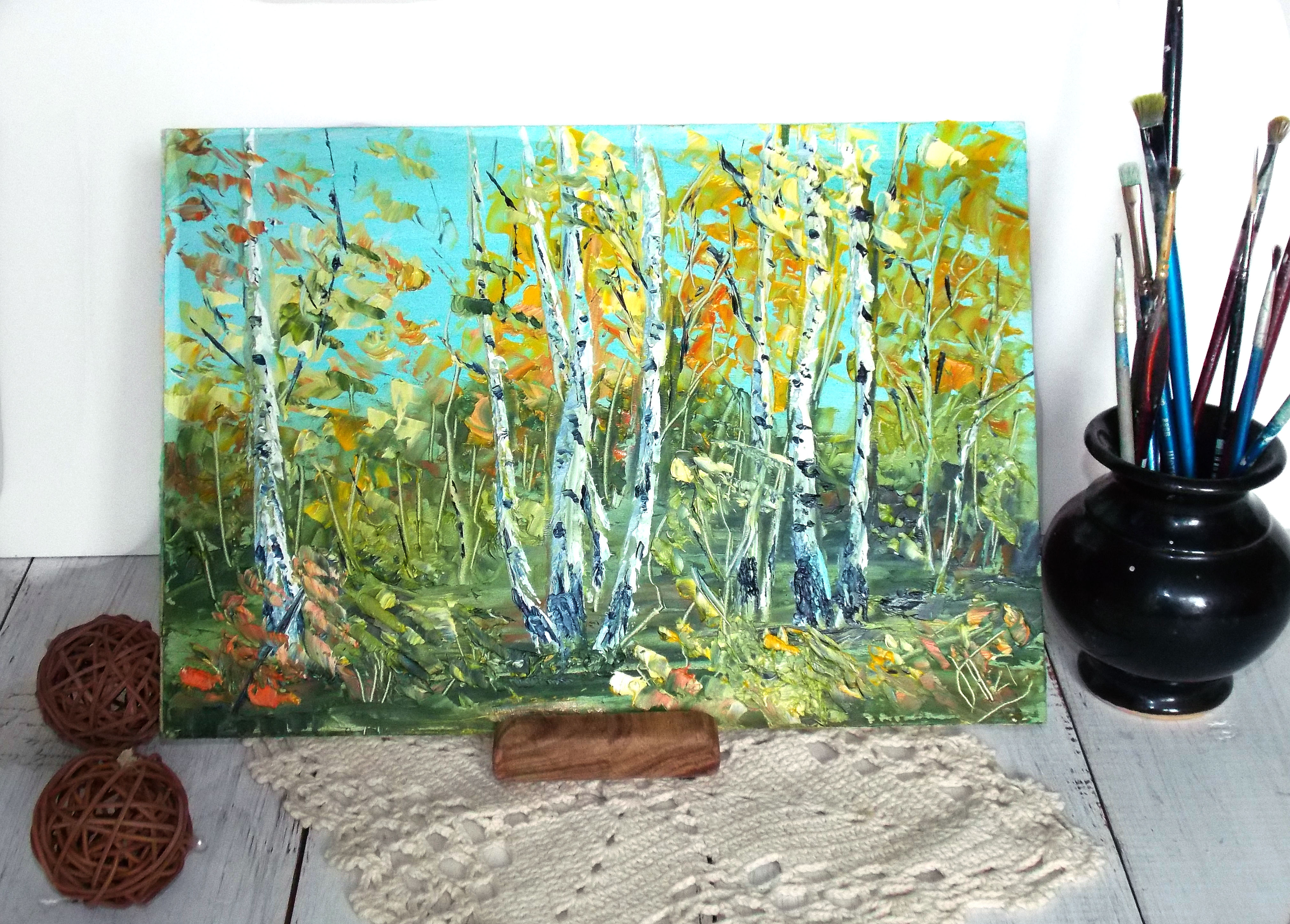 Birch forest