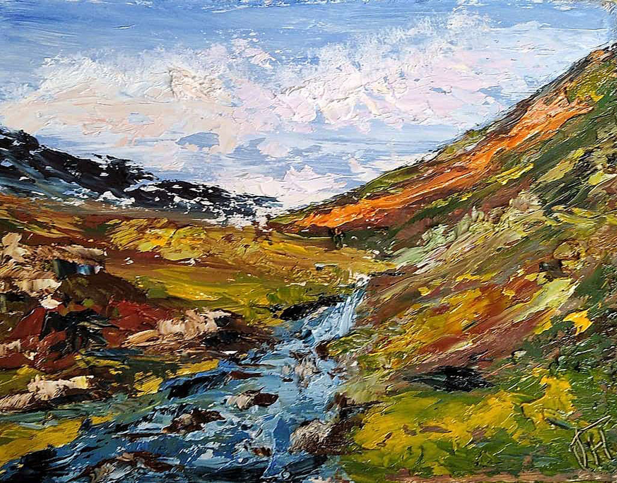 Mountain painting, Altai