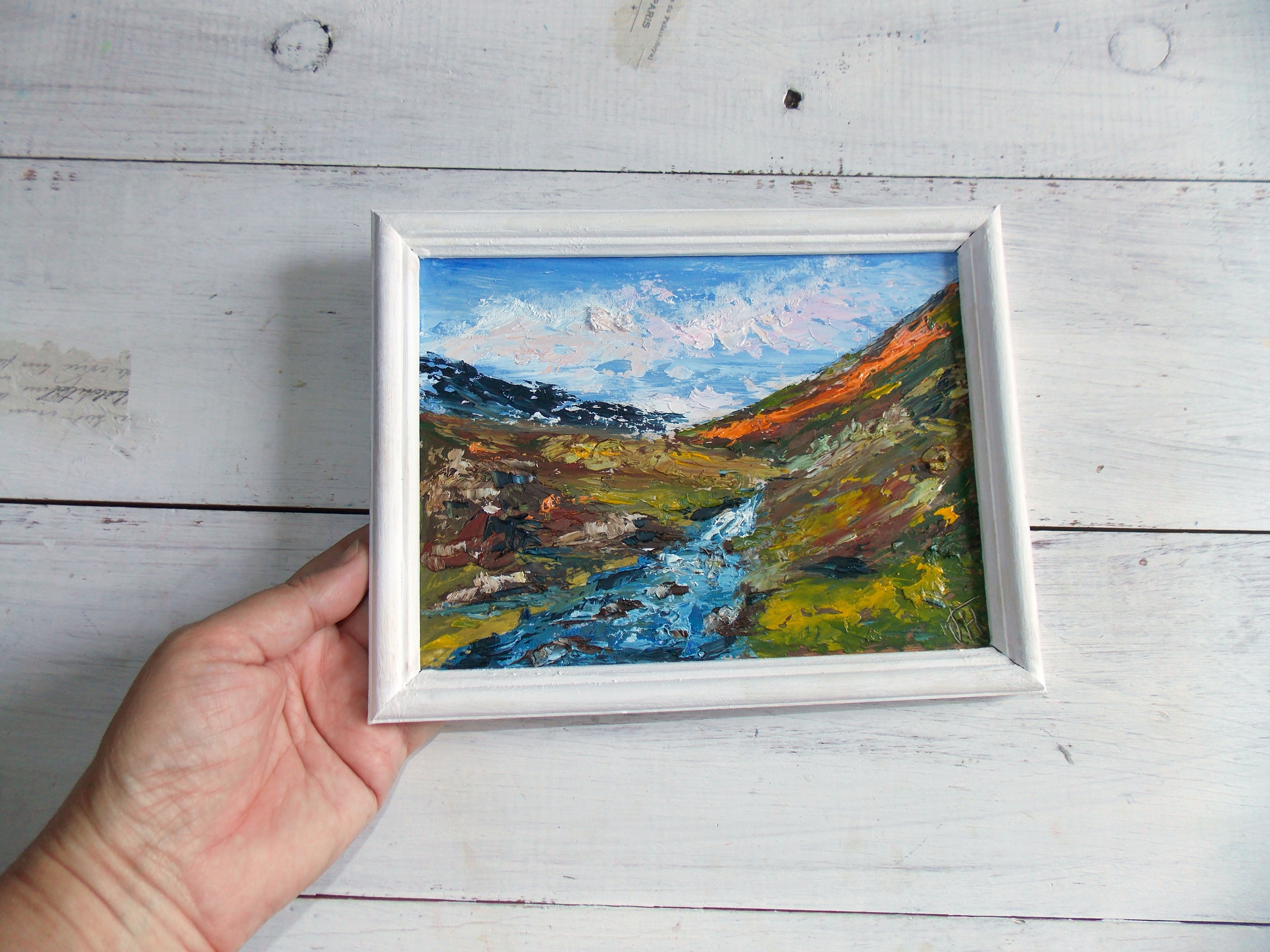 Mountain painting, Altai