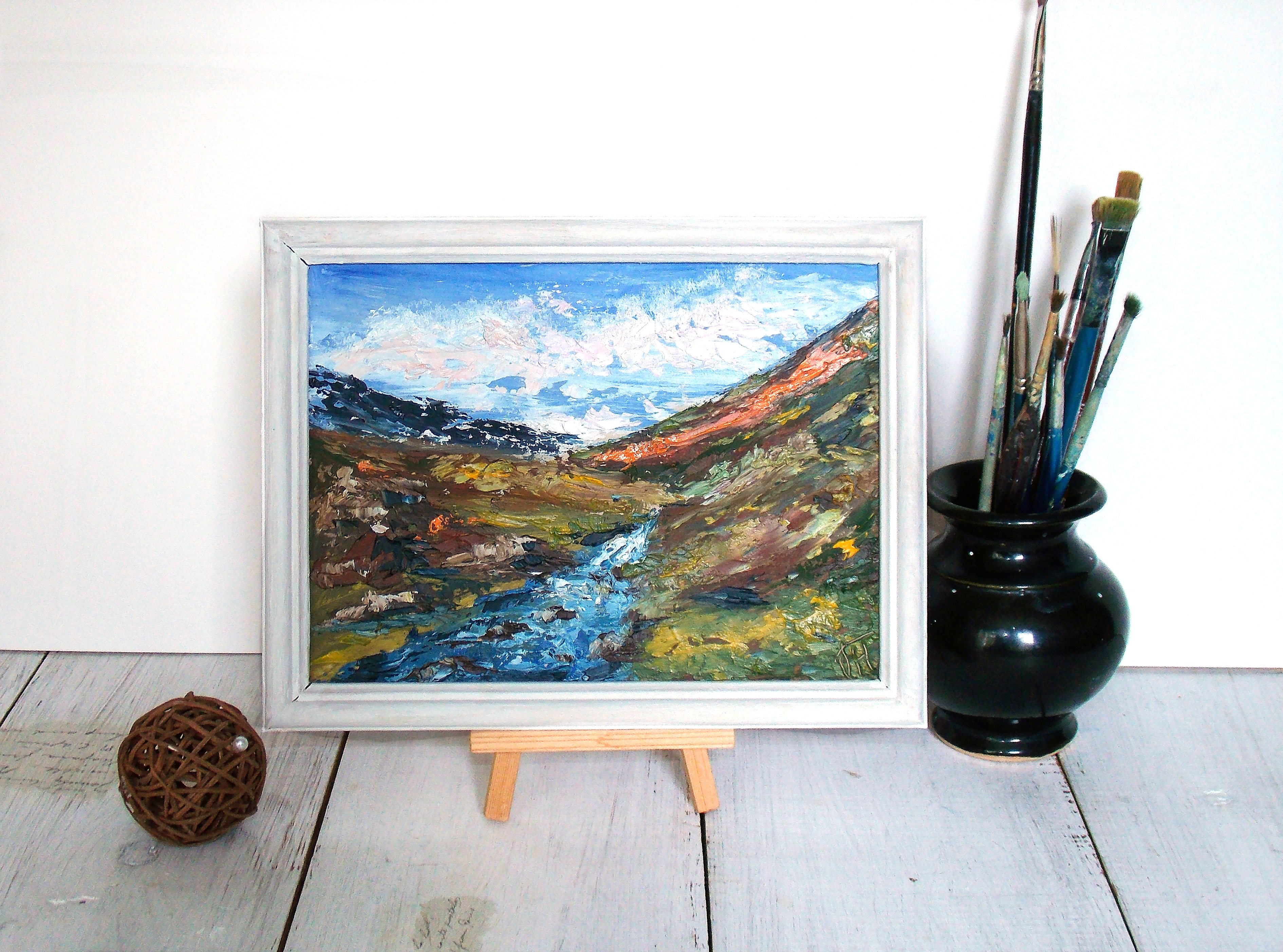 Mountain painting, Altai