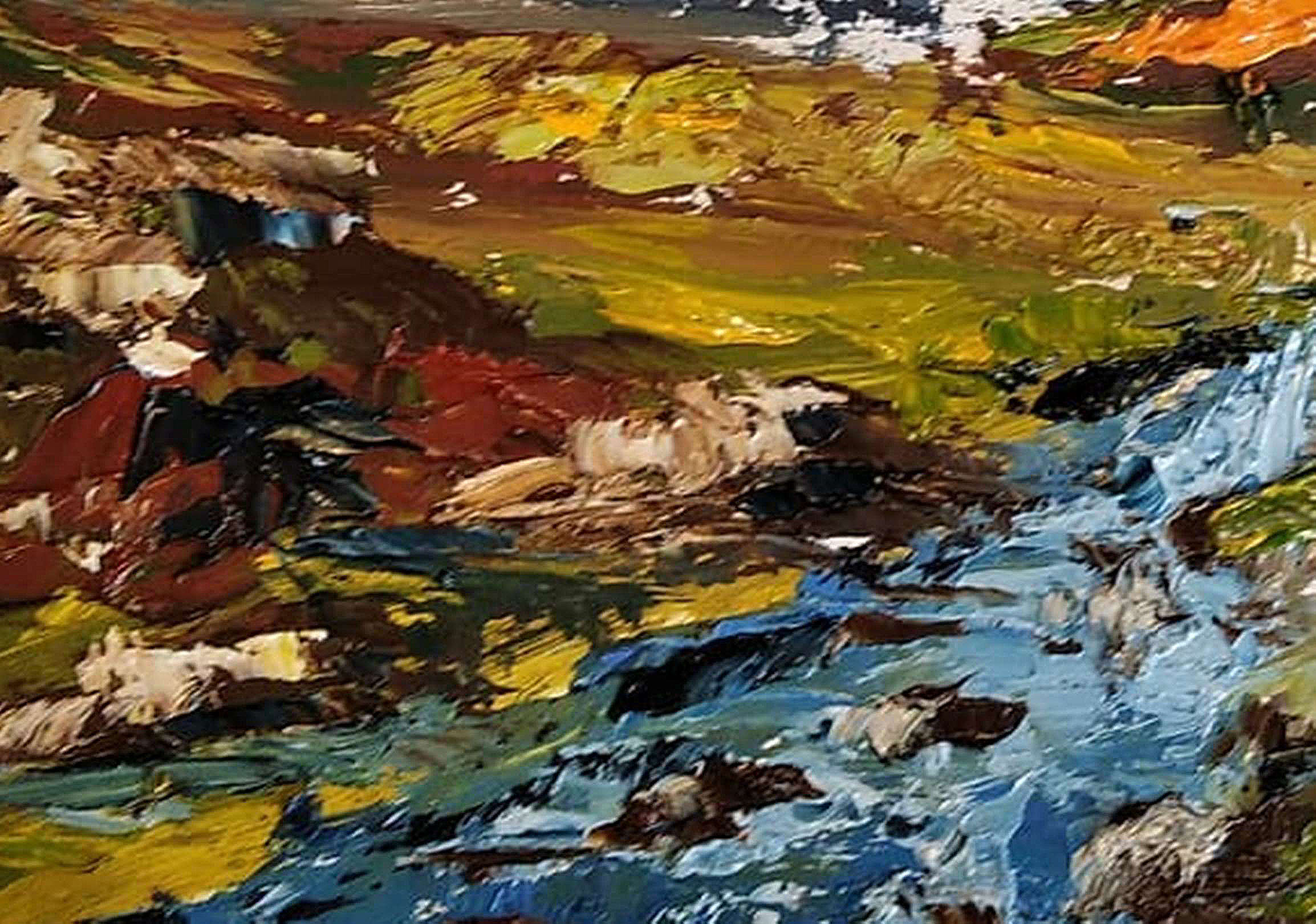Mountain painting, Altai