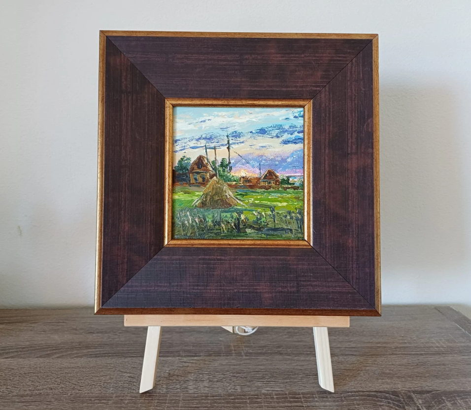 Country landscape, Haystack