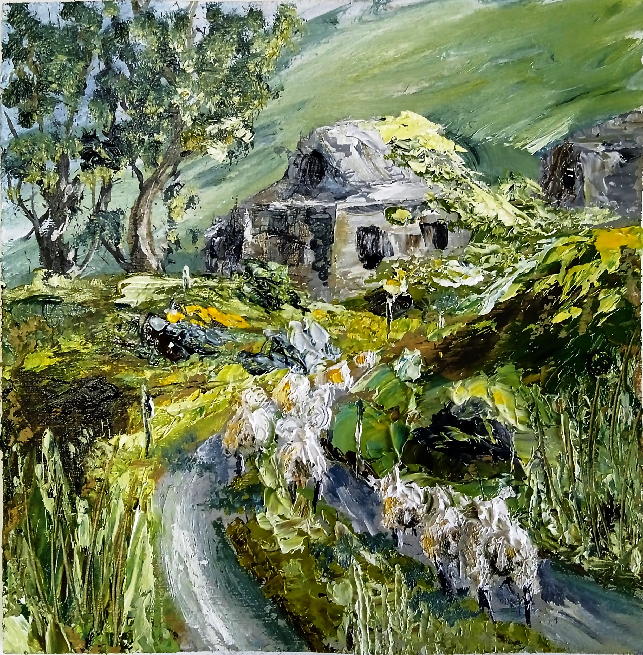 Landscape with sheep