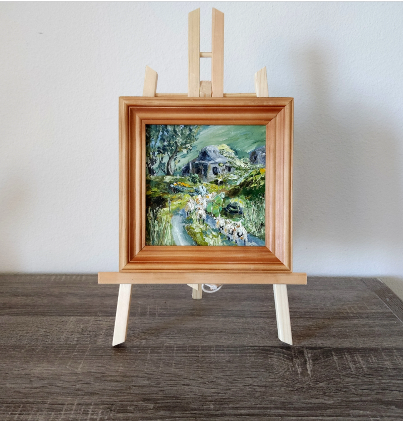 Landscape with sheep