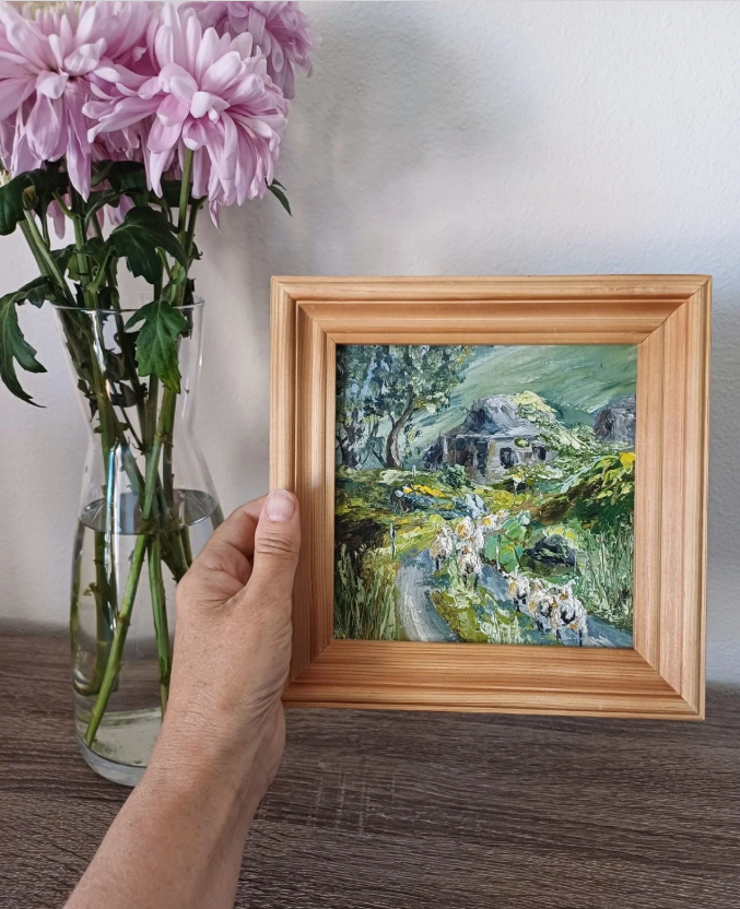 Landscape with sheep