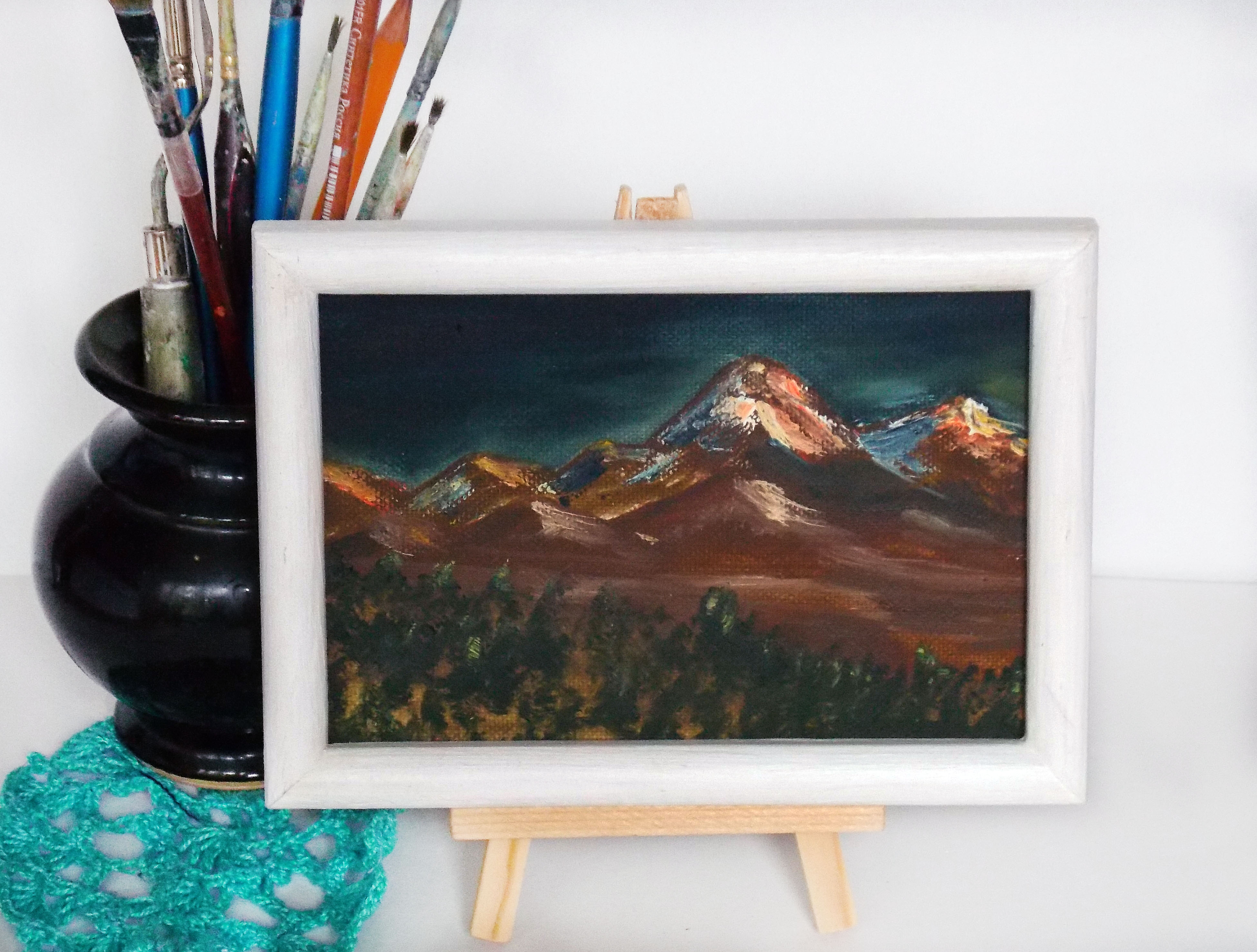 Night in the mountains