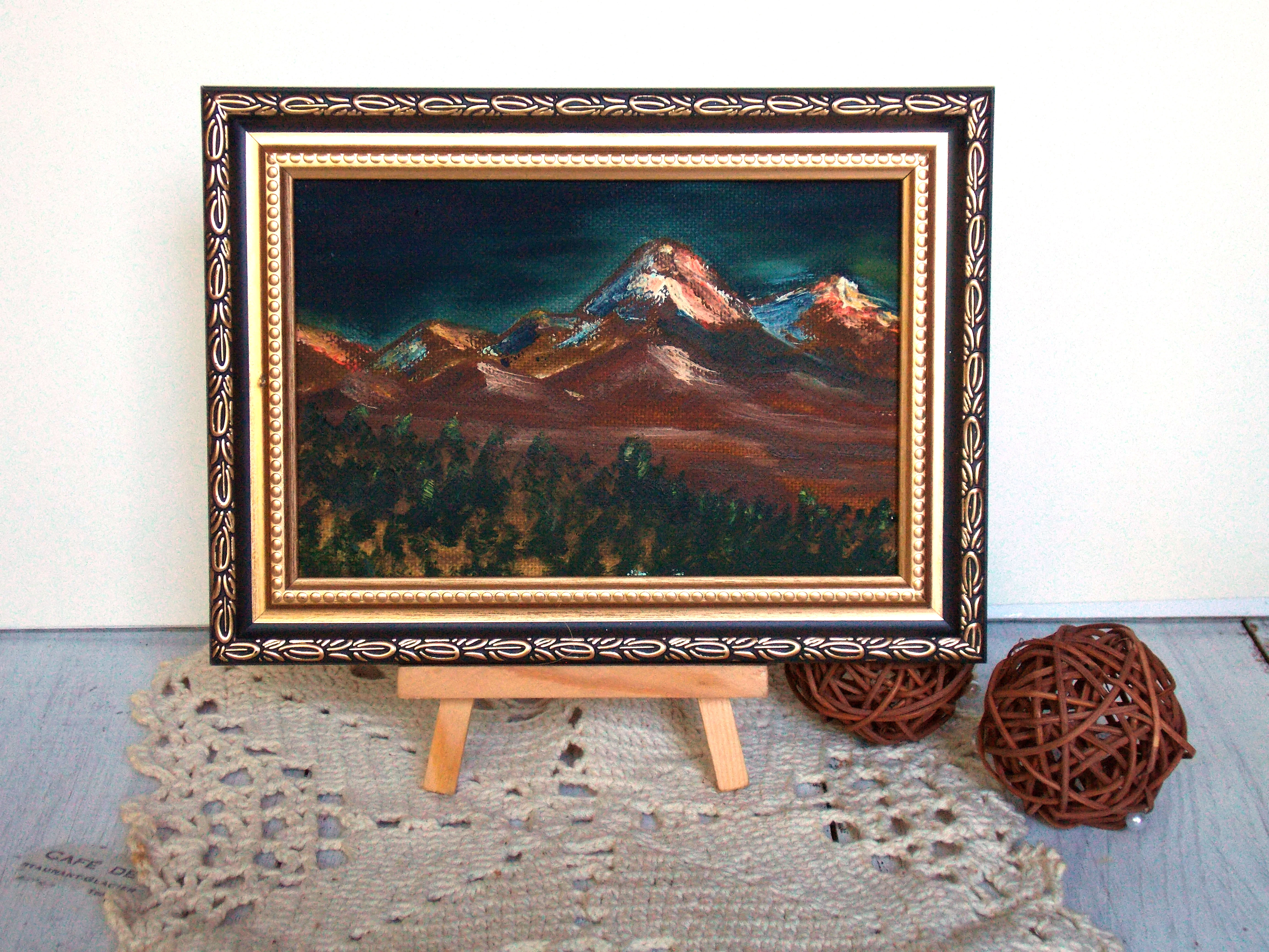 Night in the mountains