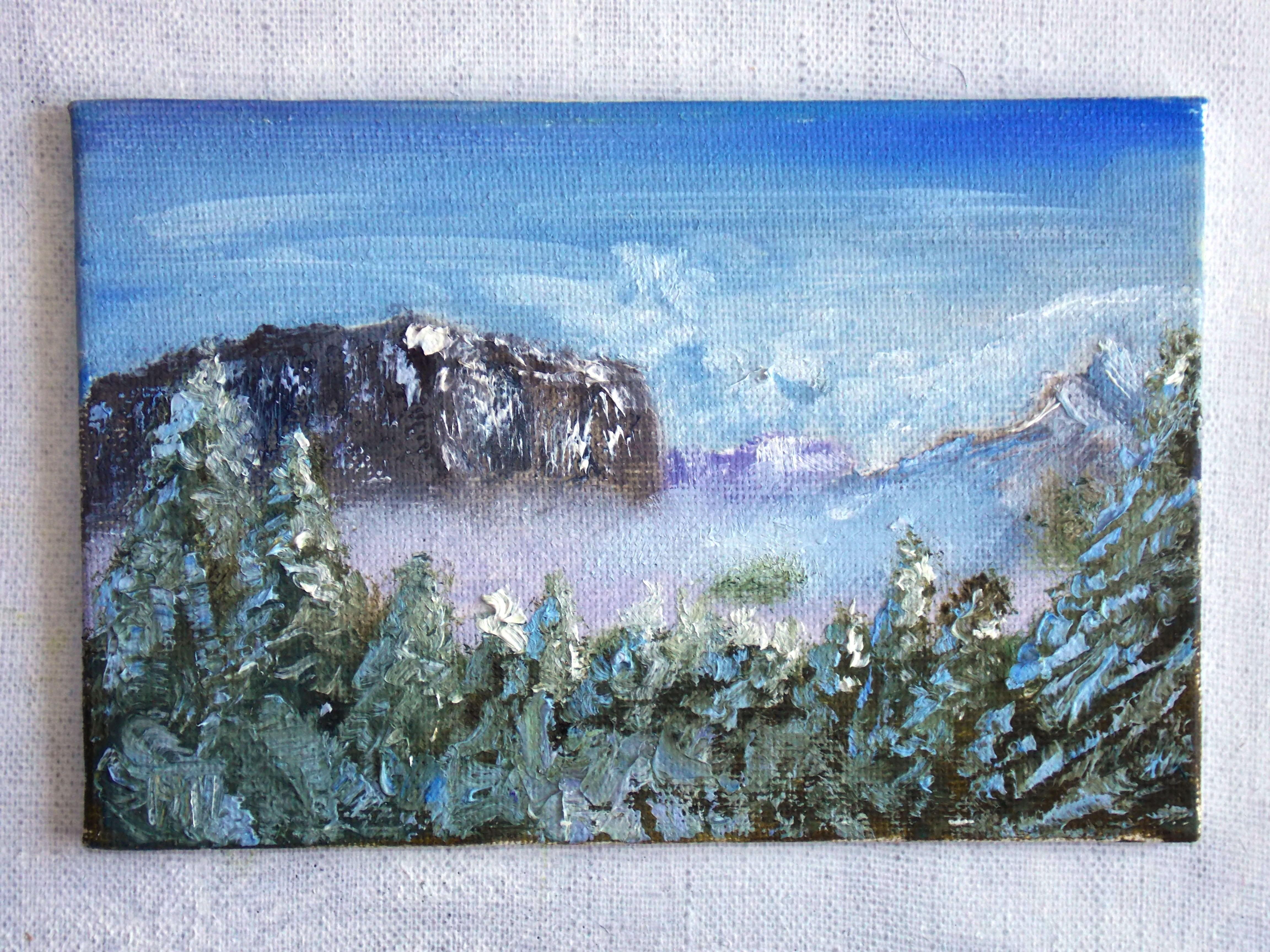 Winter in the mountains