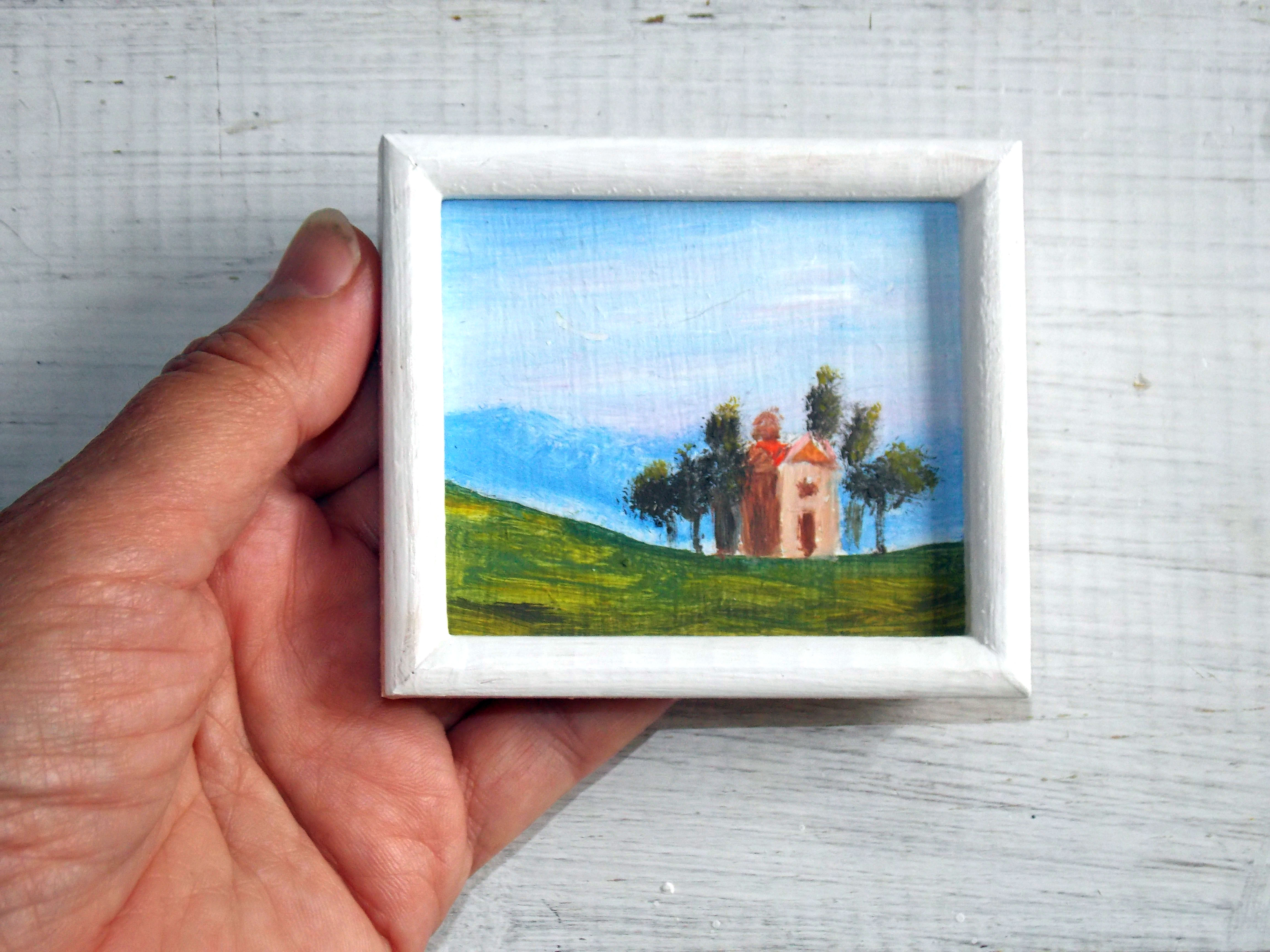 Spanish landscape, Spanish house, Provence
