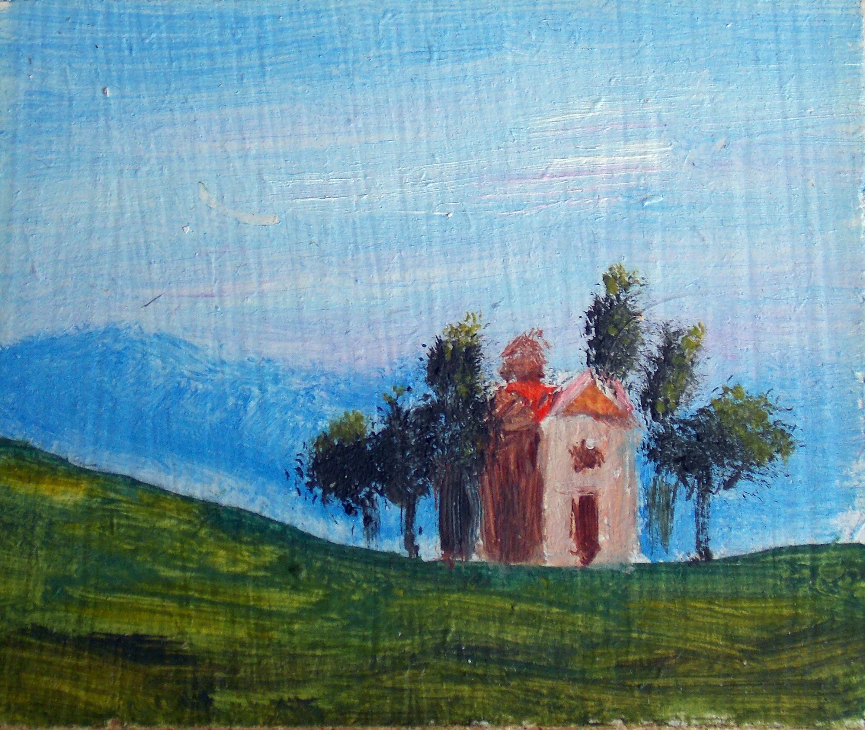 Spanish landscape, Spanish house, Provence