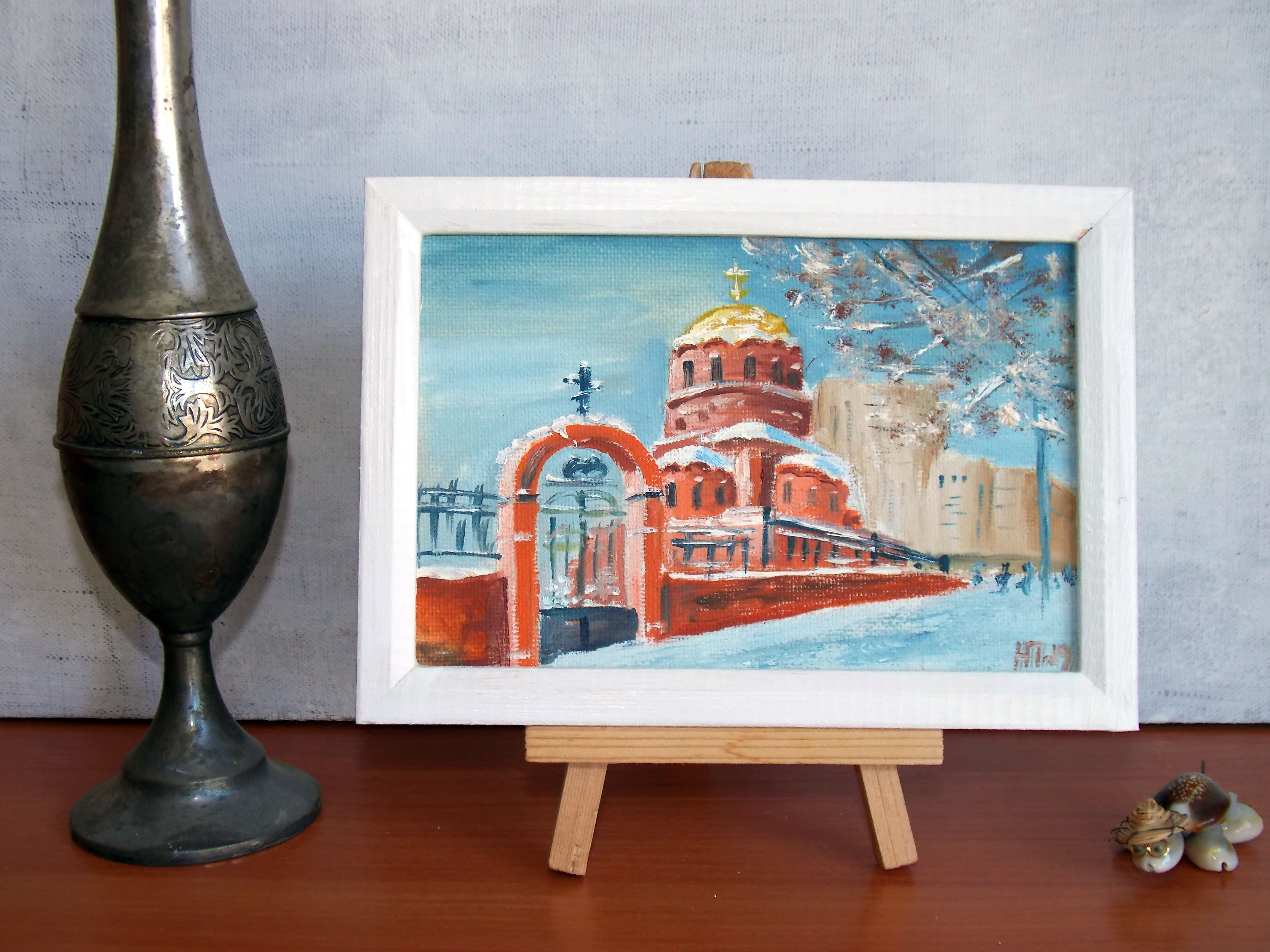 Alexander Nevsky Cathedral. Novosibirsk. Russia.