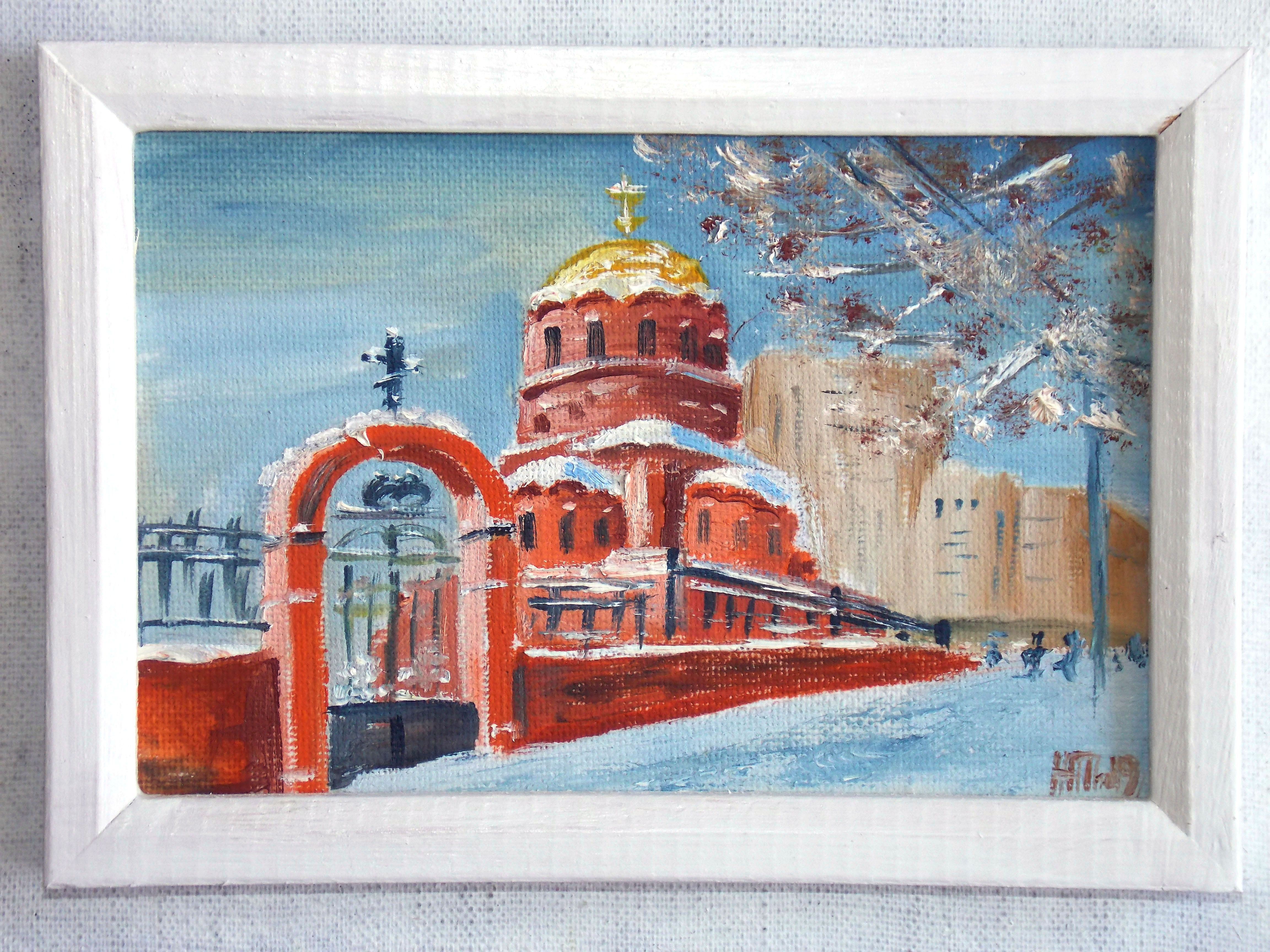 Alexander Nevsky Cathedral. Novosibirsk. Russia.