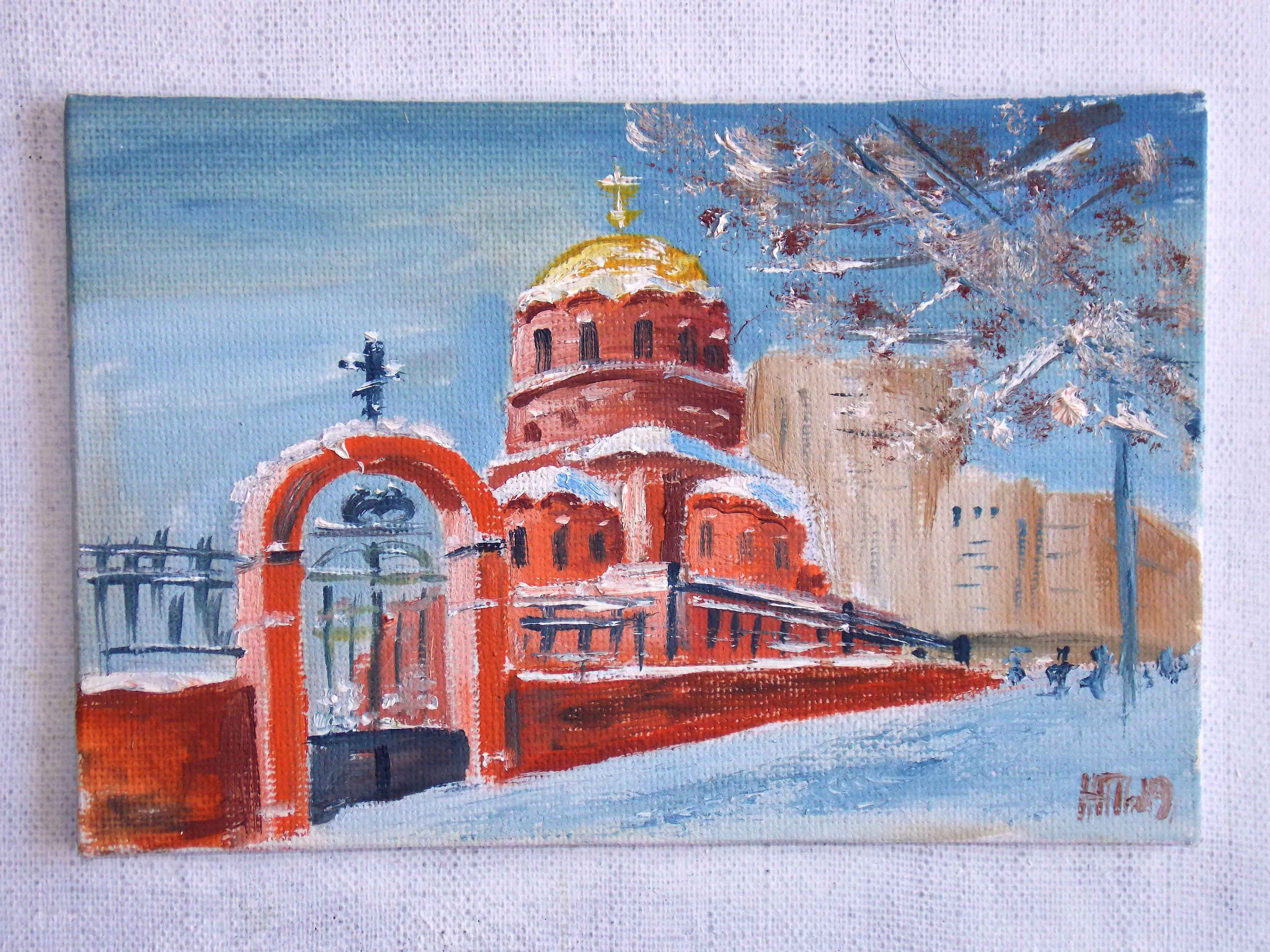Alexander Nevsky Cathedral. Novosibirsk. Russia.