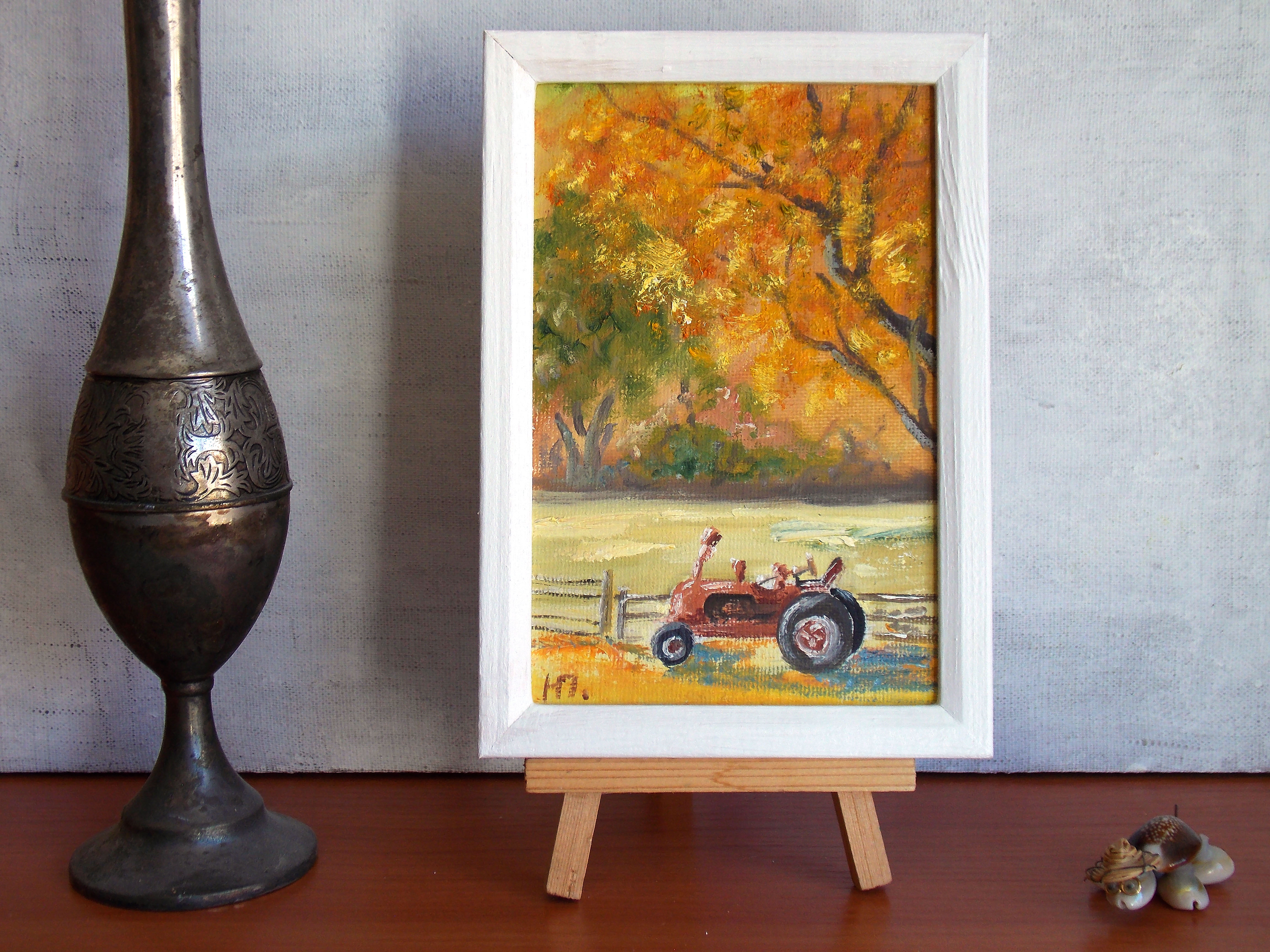 Autumn work, farm work