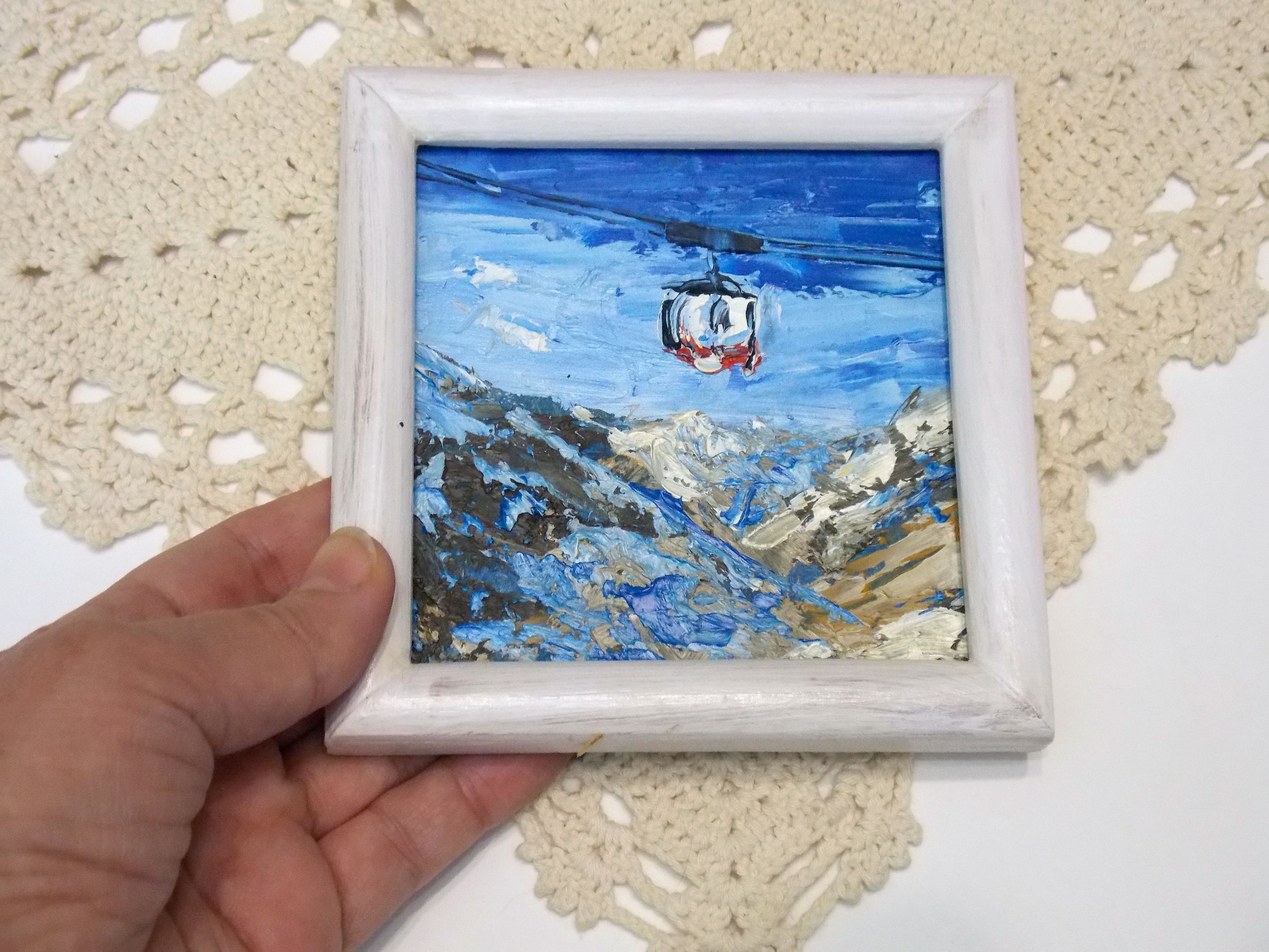Cable car, Mountain landscape