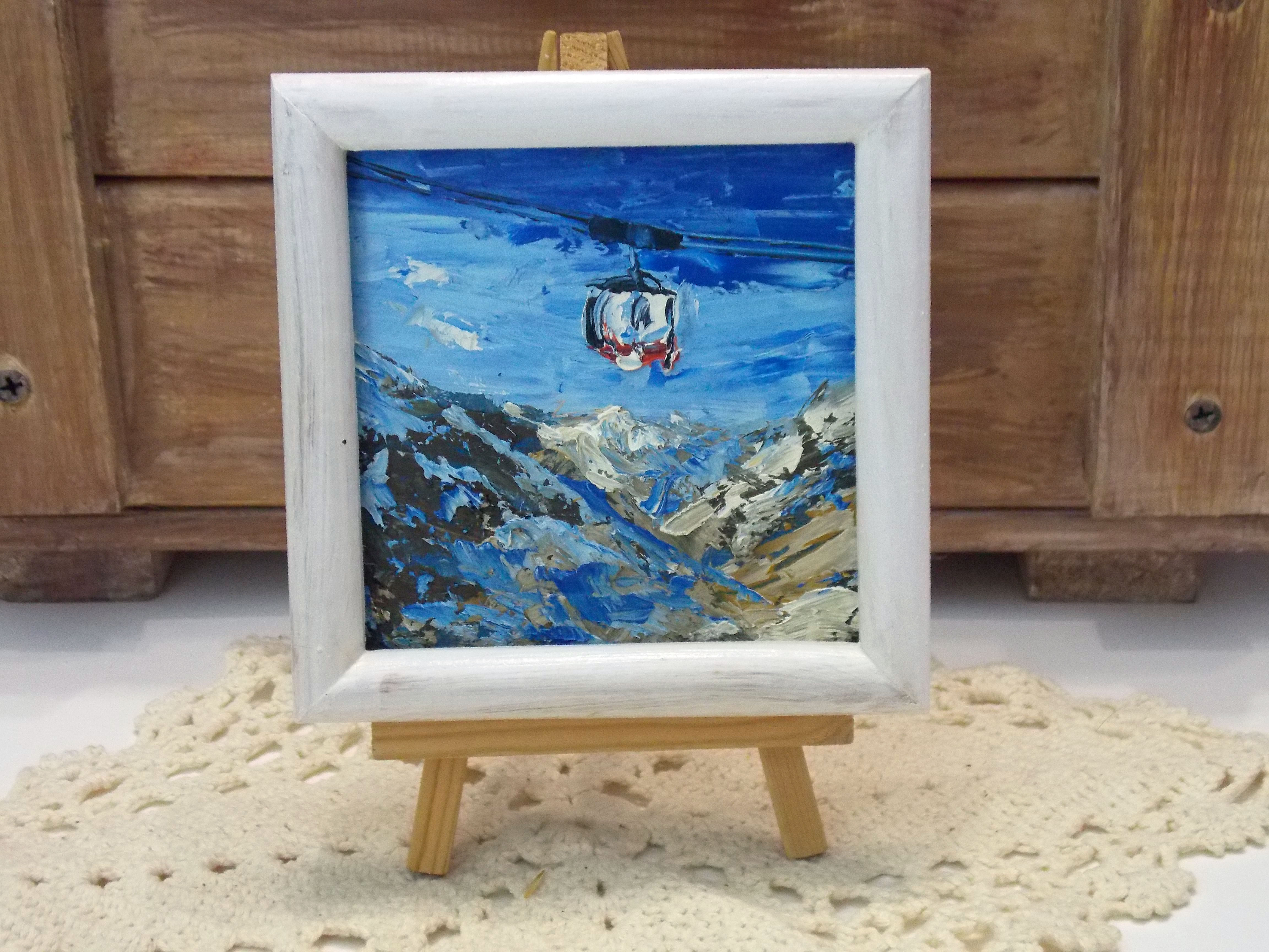 Cable car, Mountain landscape