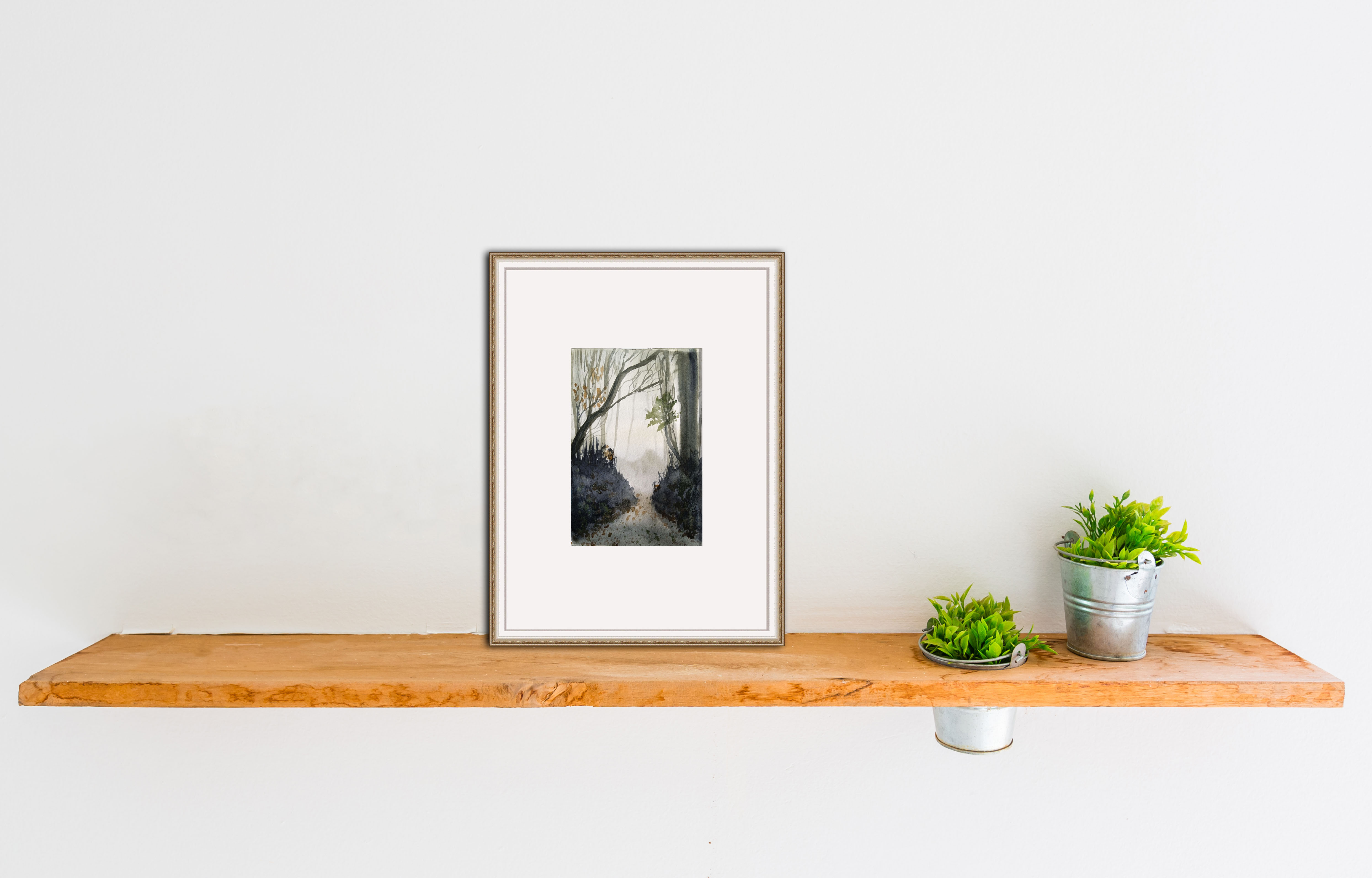 Watercolor postcard #18, watercolor miniatures