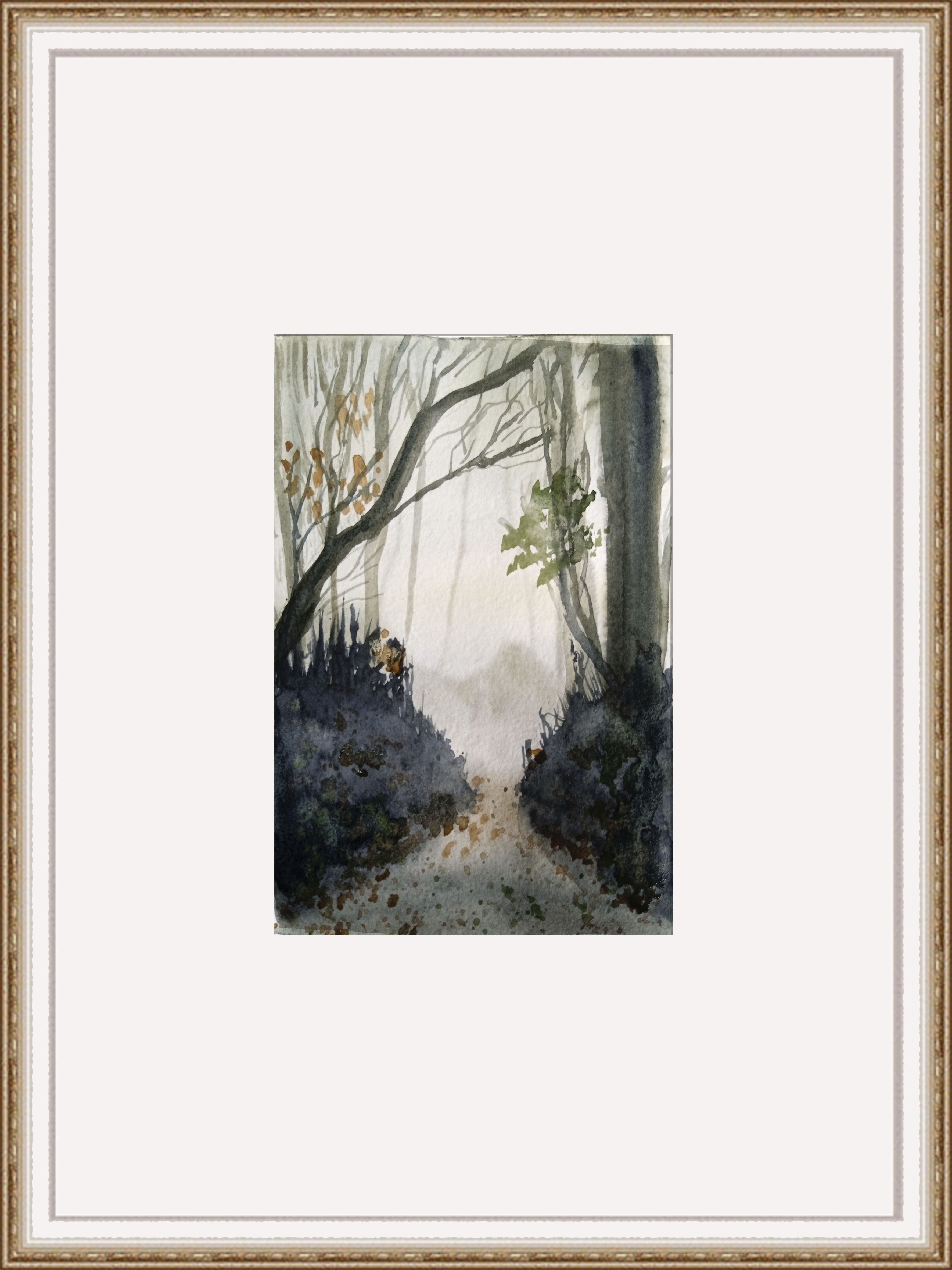 Watercolor postcard #18, watercolor miniatures