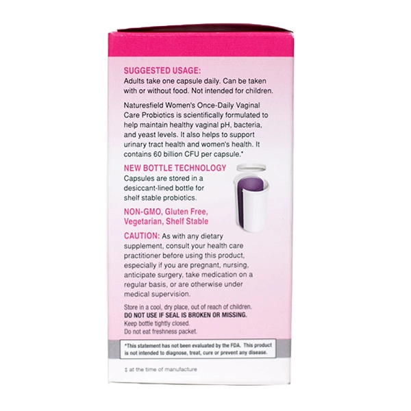 Nature's Field Women's Once-Daily Vaginal Care Probiotics