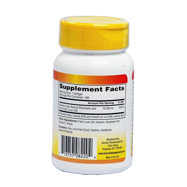 Nature's Field Vitamin A 10,000 IU