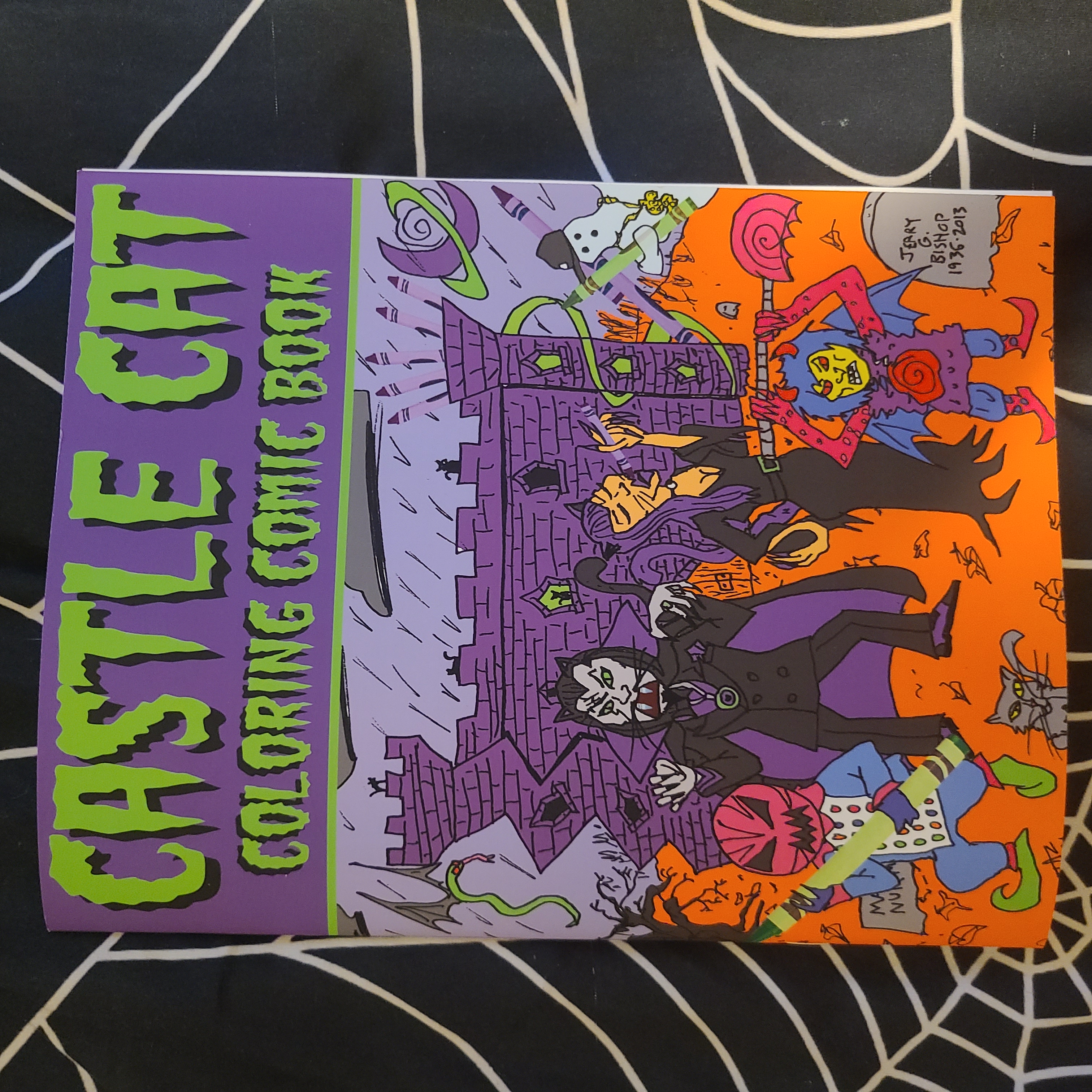 Castle Cat Coloring Comic Book
