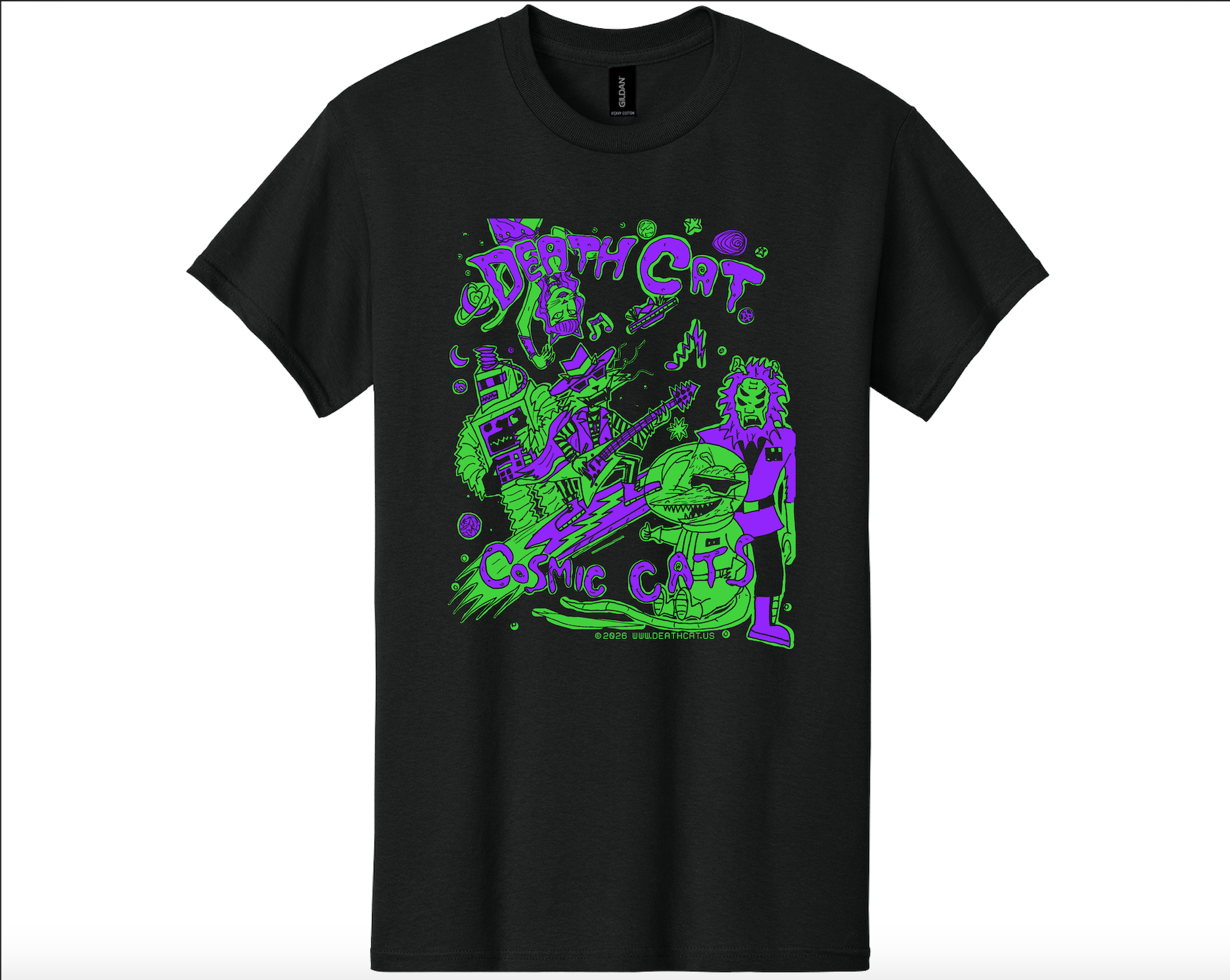 DEATH CAT- Cosmic Cats T-shirt