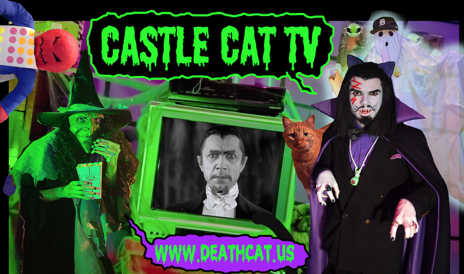Castle Cat TV Sticker