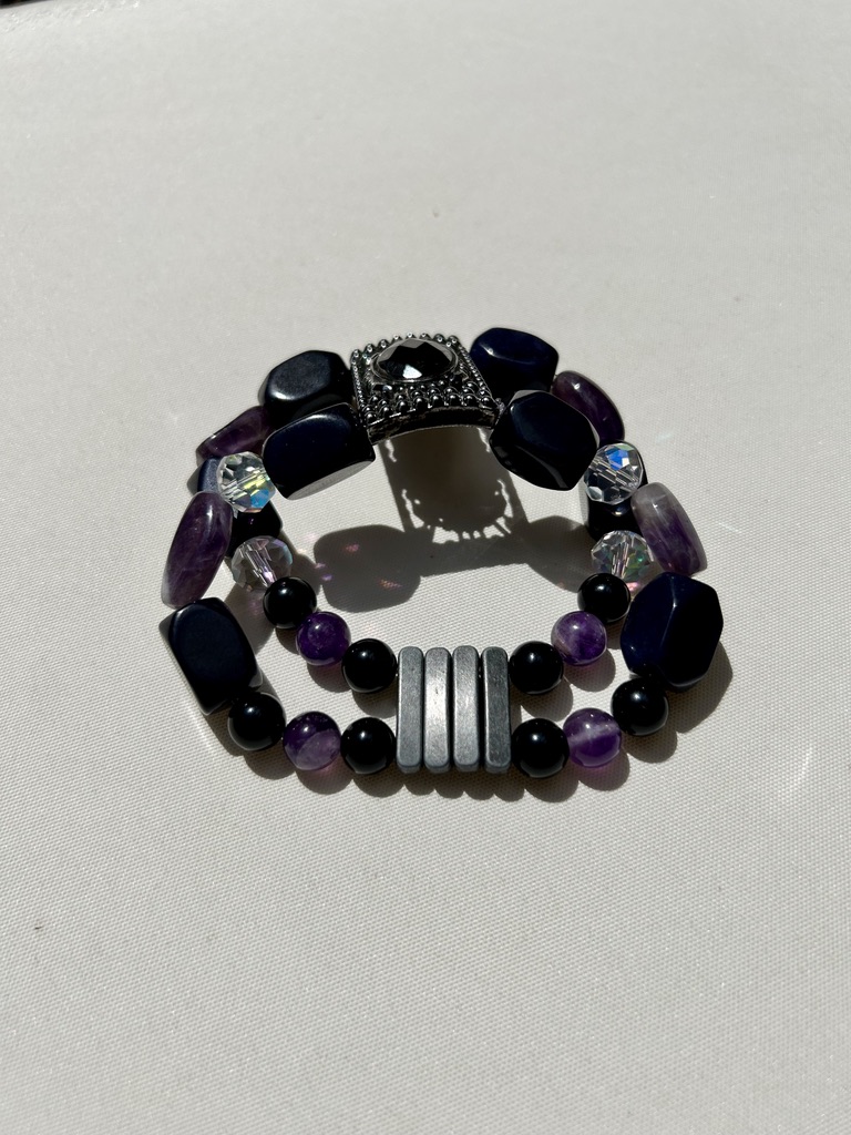 Amethyst Obsidian Vambrace 