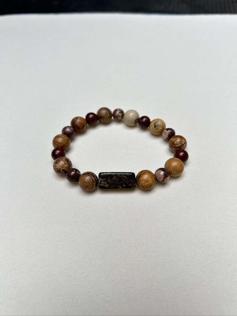 Bloodstone Dragon Jasper Bracelet