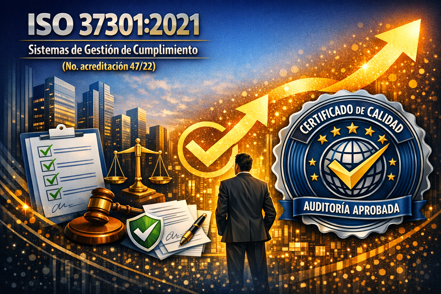 •	ISO 37301:2021 Sistemas de Gestión de cumplimiento (No. acreditacion 47/22)