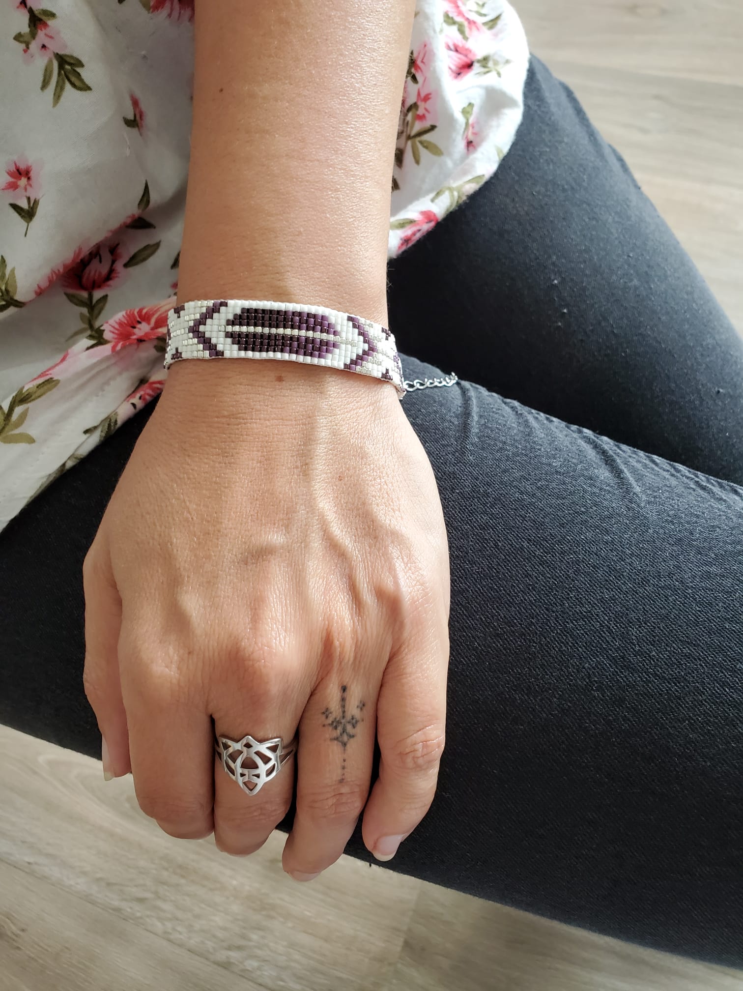 Bracelet tissé à la main