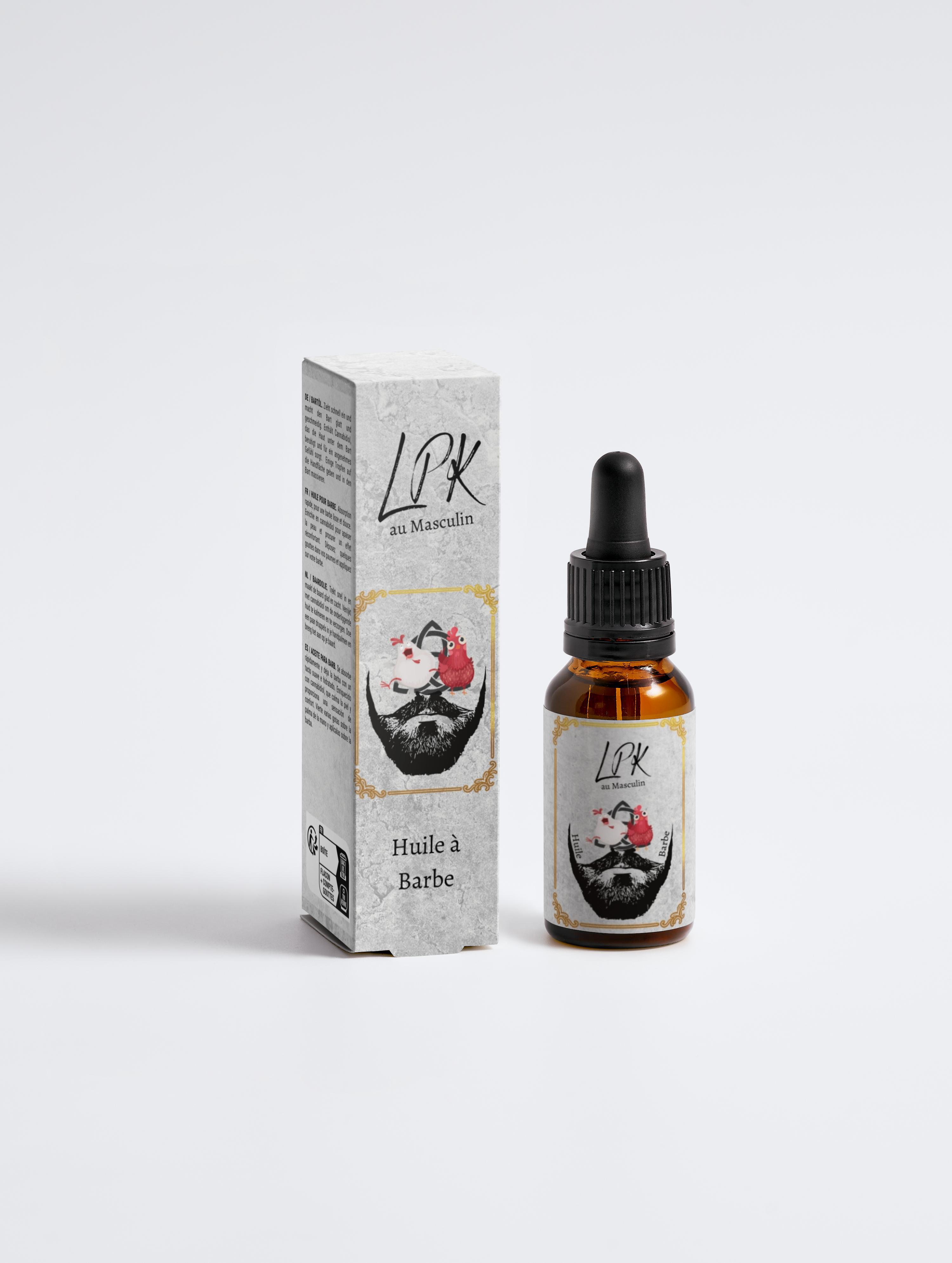 Huile à Barbe Adoucissante au CBD