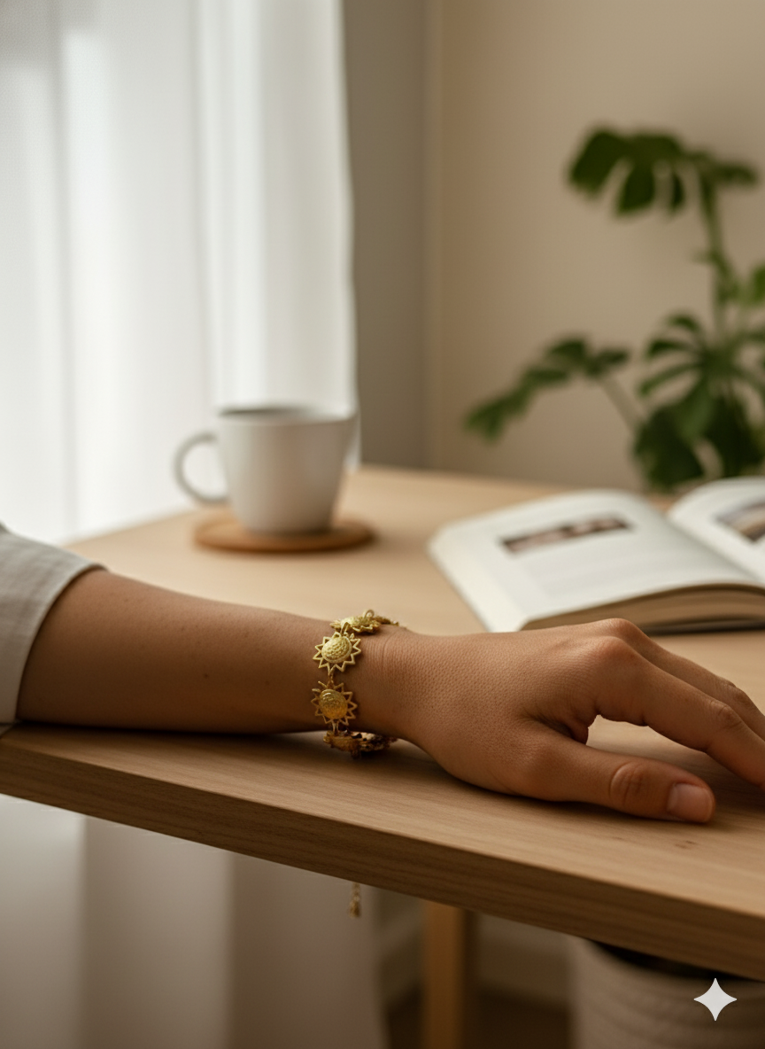 Bracelet charms soleil