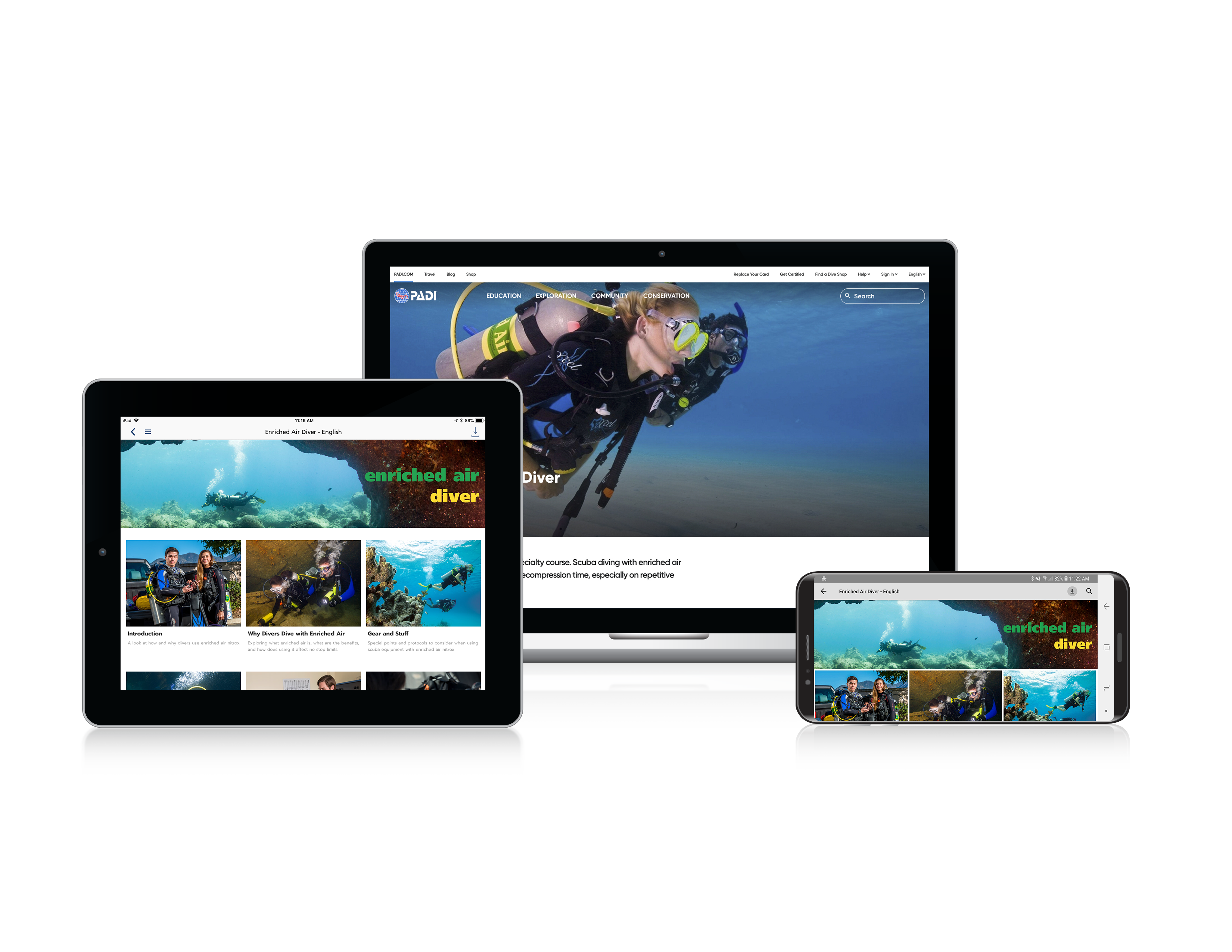 PADI Enriched Air Diver Course