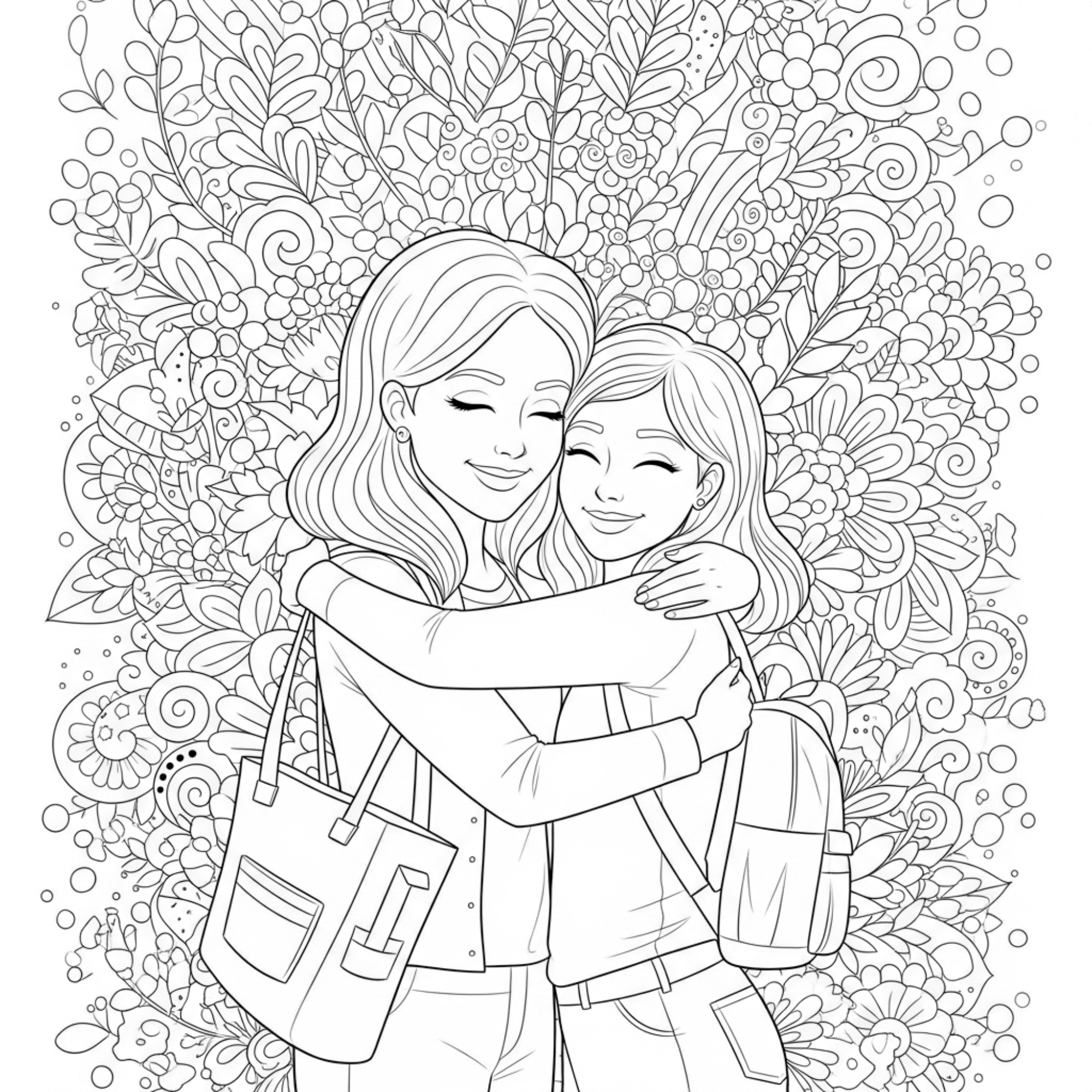 orever Loved : A Parent and Teen Bond Coloring Book