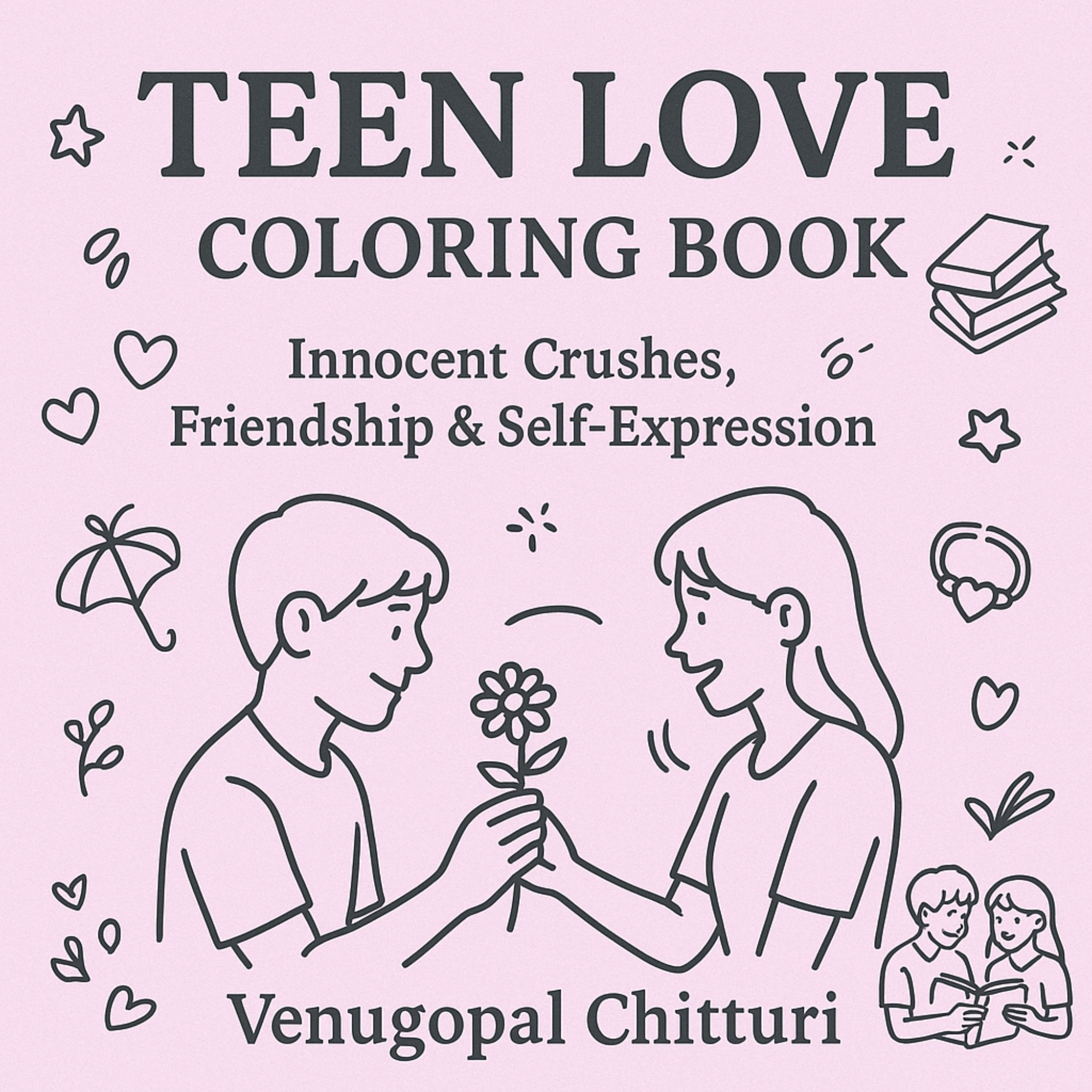 Teen Love Coloring Book
