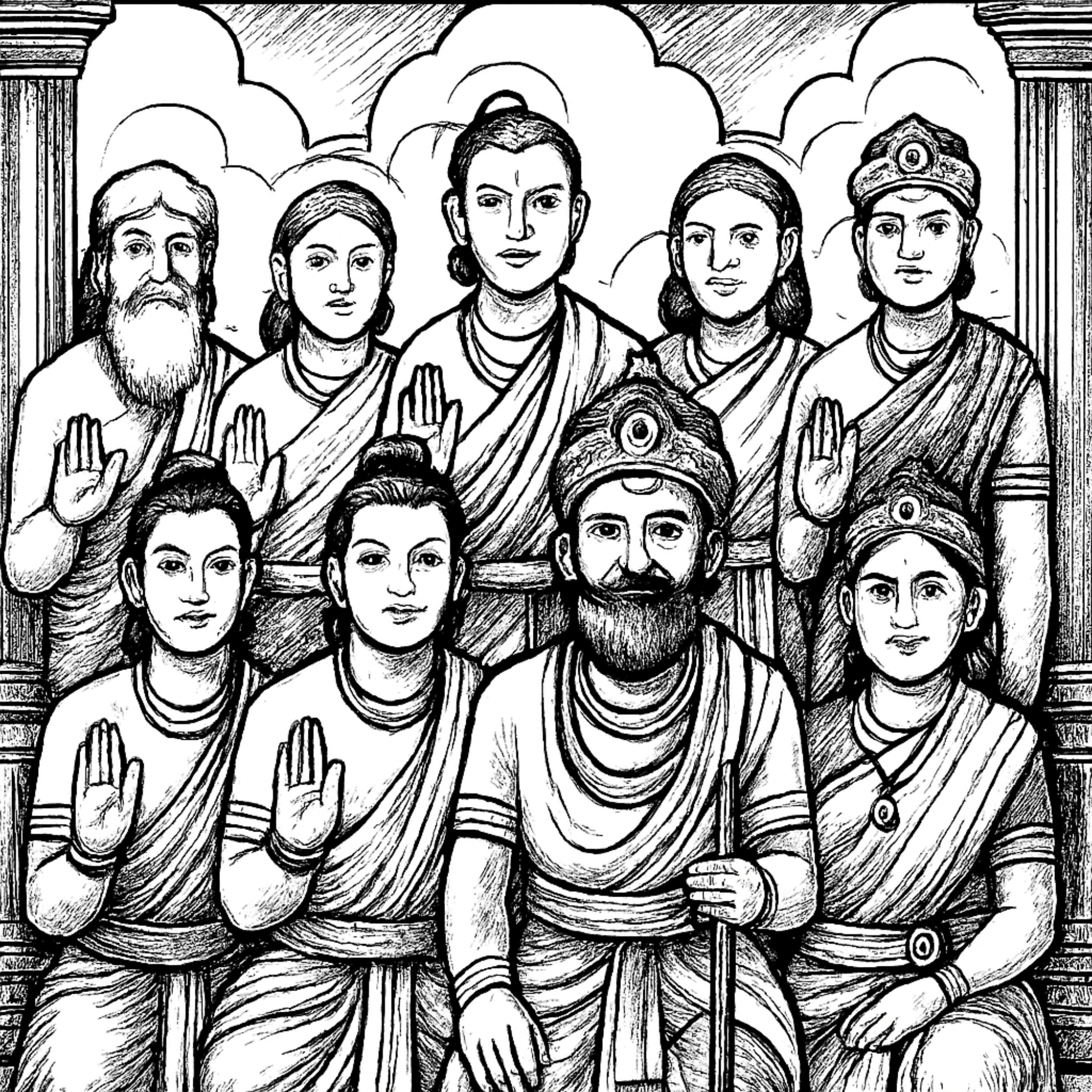 The Ramayana Coloring Book