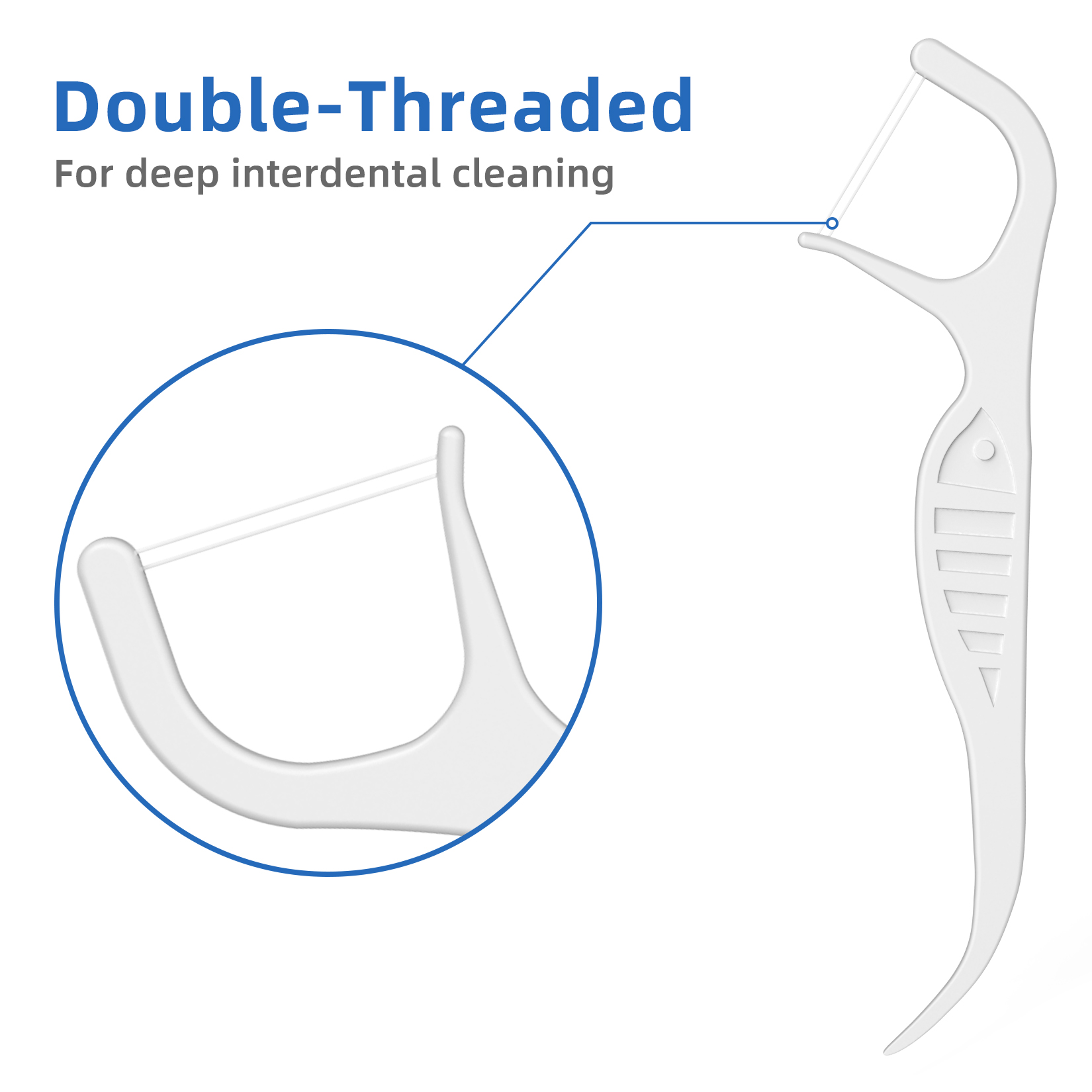 Braces Flosser, Orthodontic Flossers for Braces, Mint Flavor, 80 Count (Pack of 2)